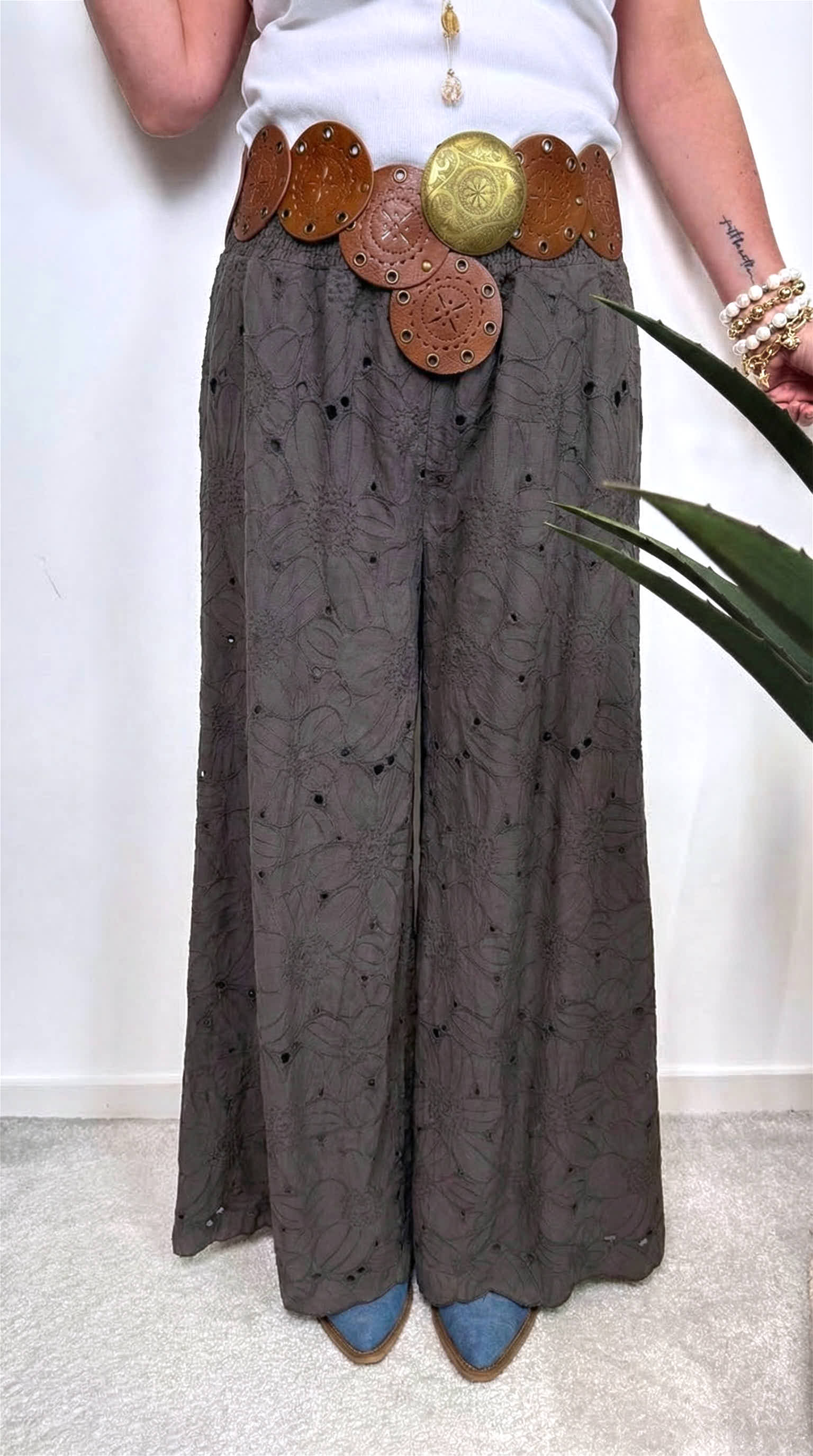 Weite Hose Indigo Blossom *Schoko*