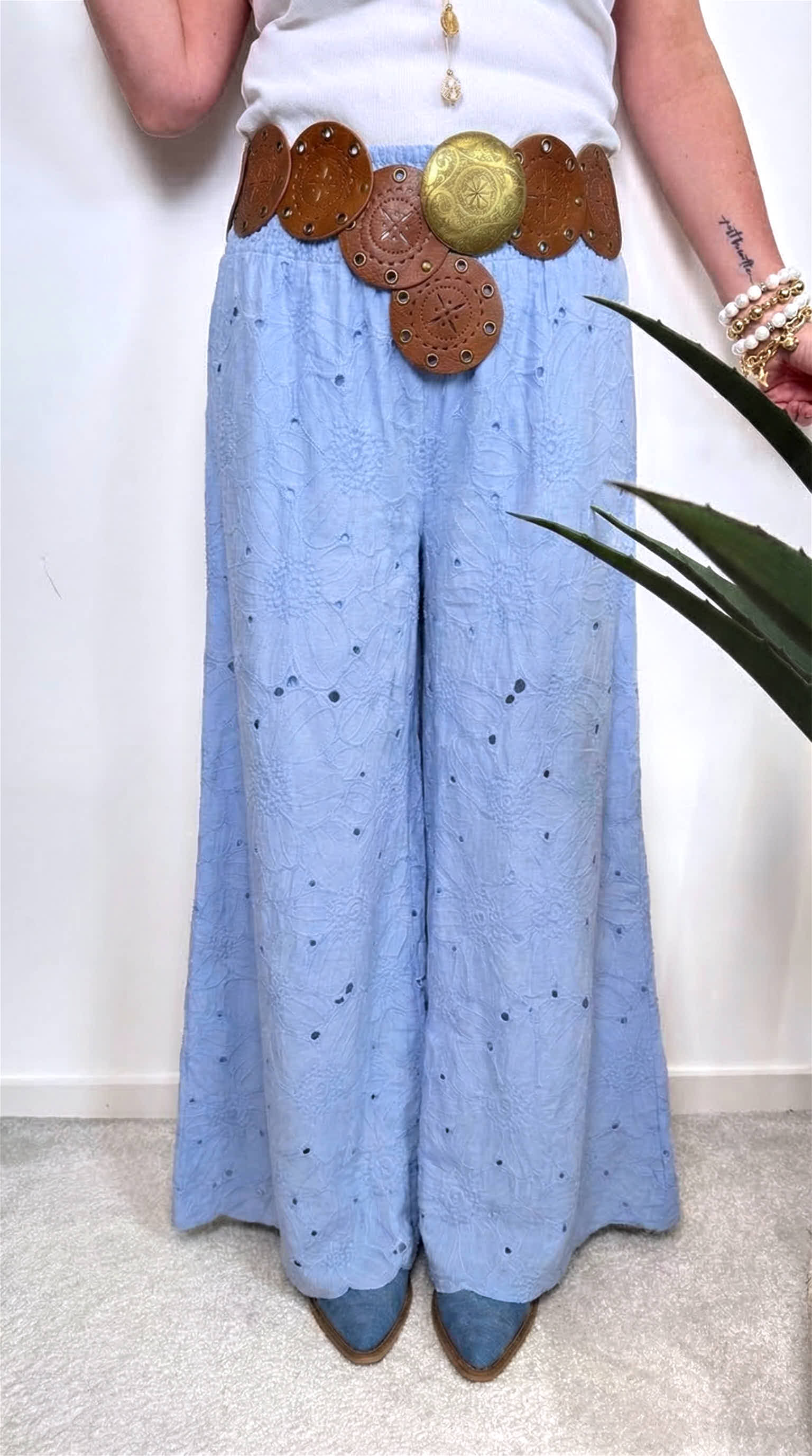 Weite Hose Indigo Blossom *Hellblau*