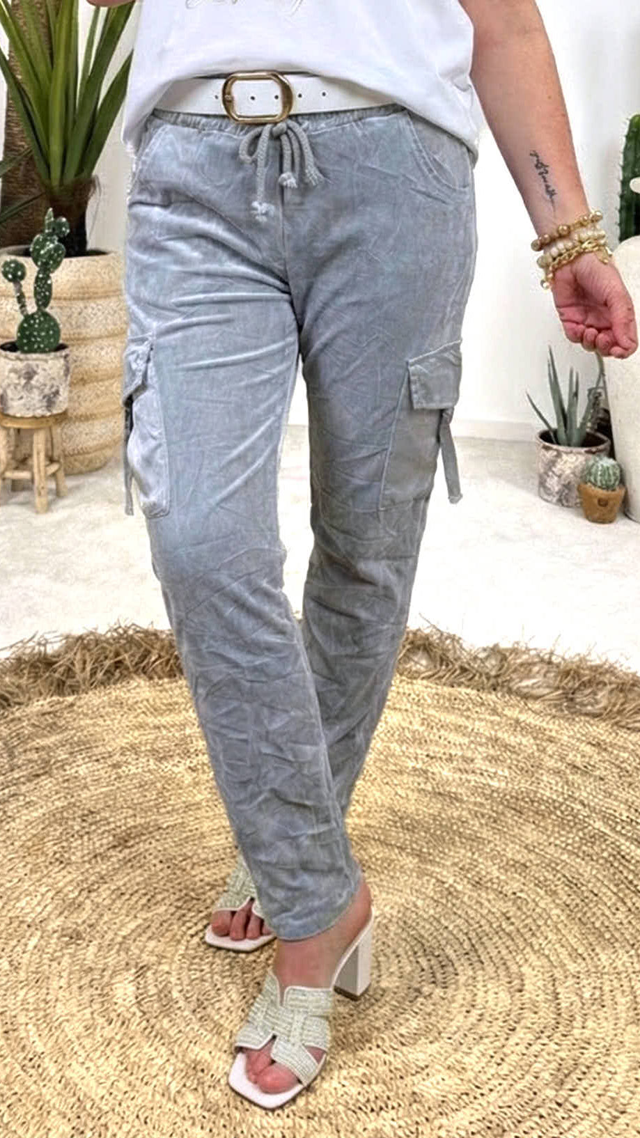 Cargo Jogpants Pretty Strong *Grau*
