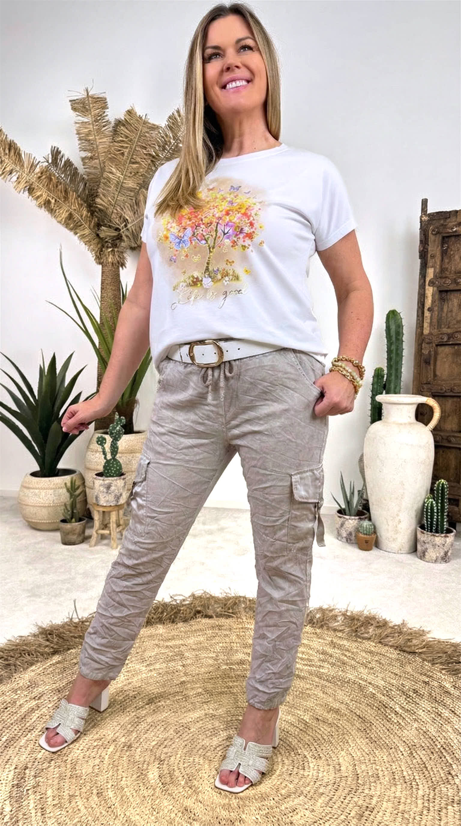 Cargo Jogpants Pretty Strong *Taupe*