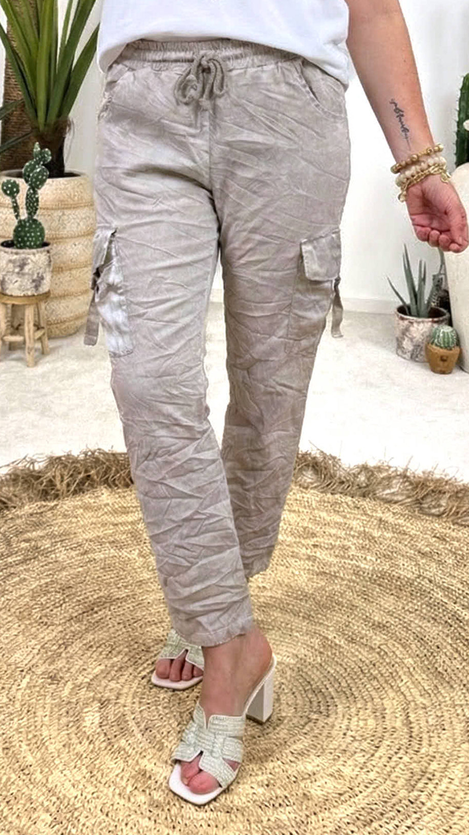 Cargo Jogpants Pretty Strong *Taupe*