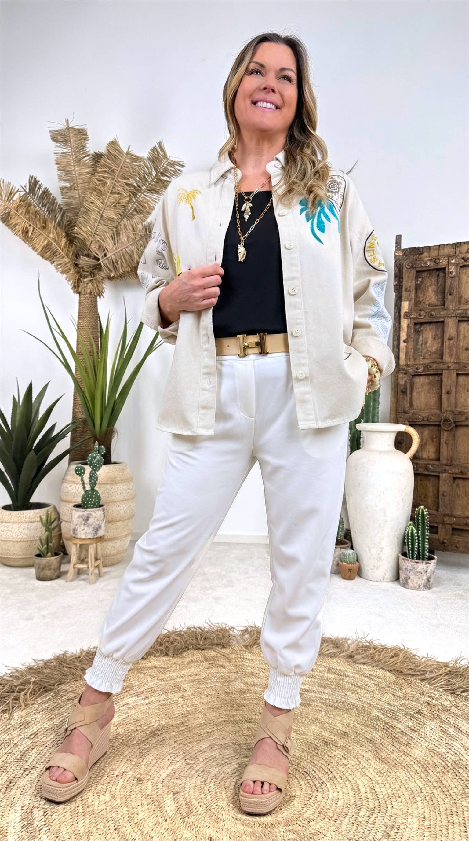 Hose Monaco Chic *Weiß*