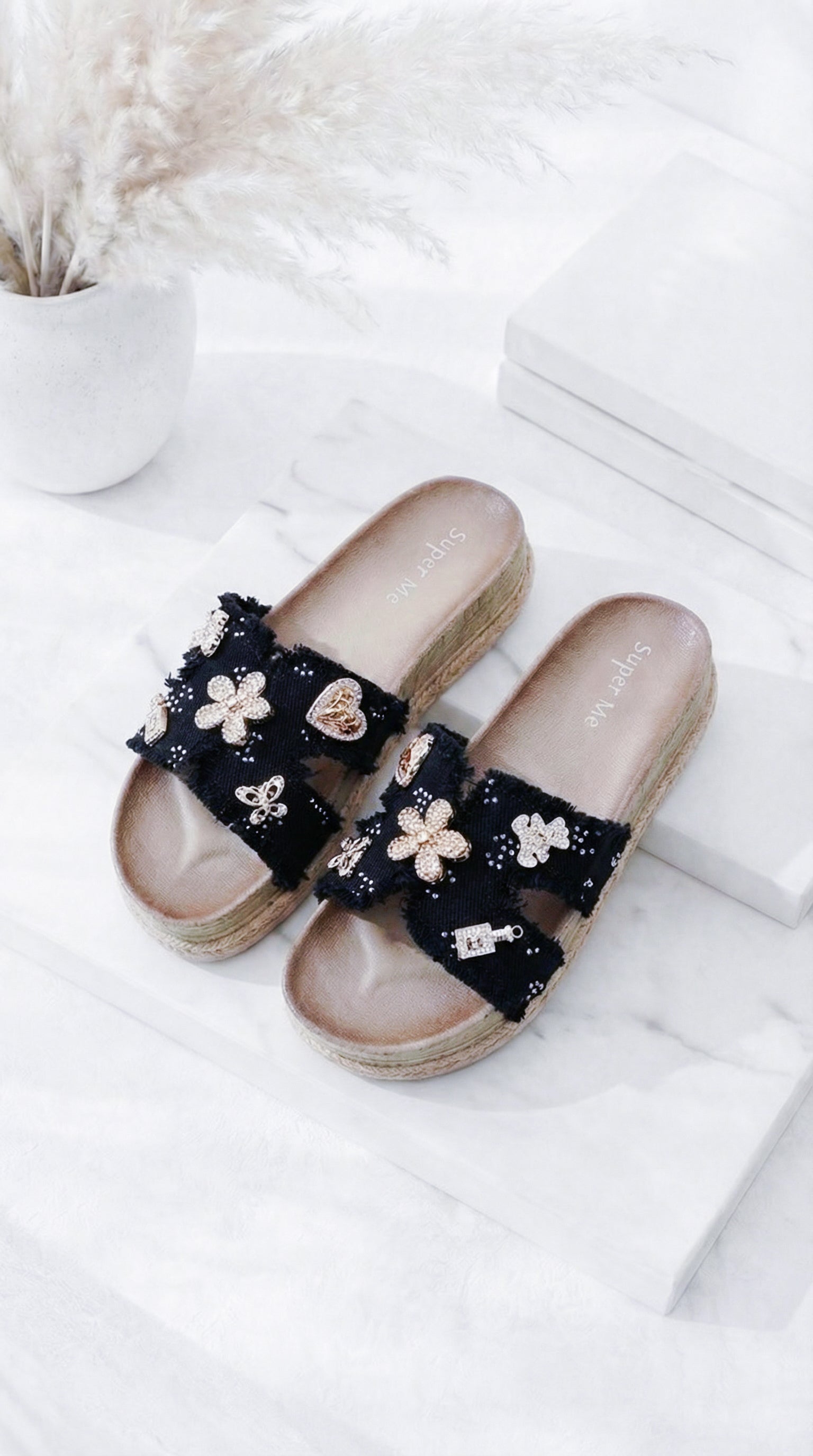 Sandale Golden Boho *Schwarz*