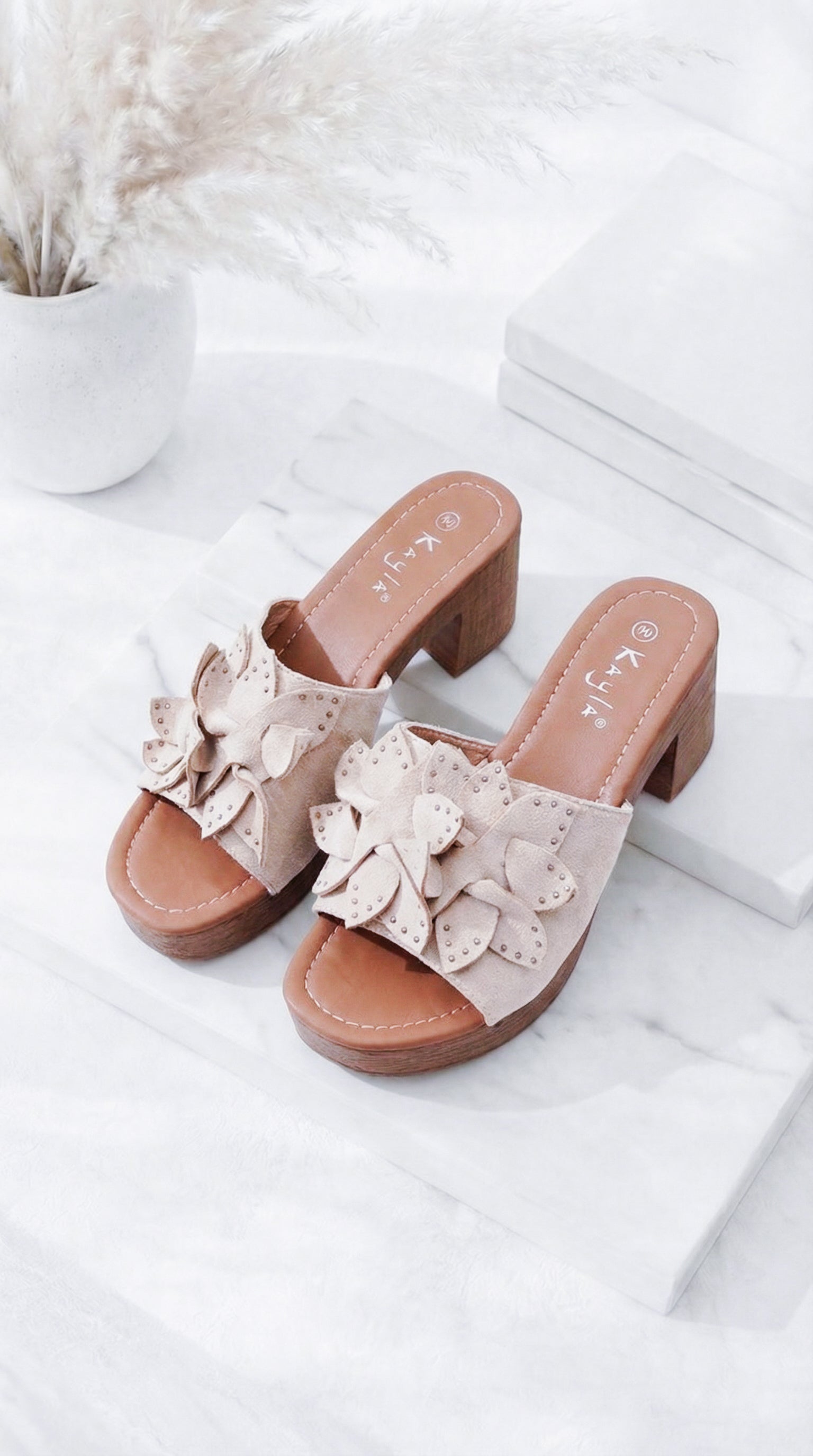 Sandale Summer Flower *Beige*