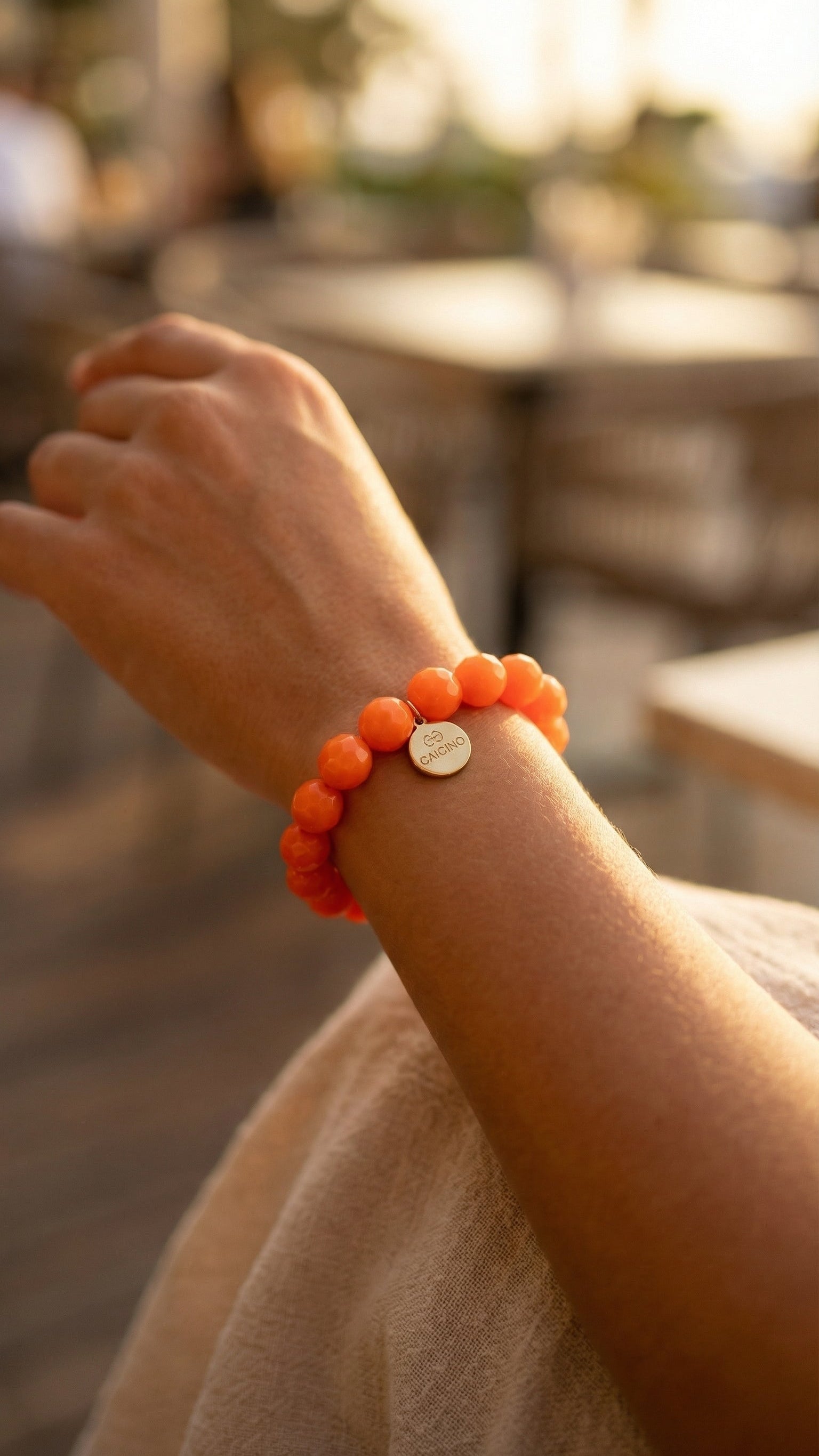 Armband Electric Love *Neon Orange*