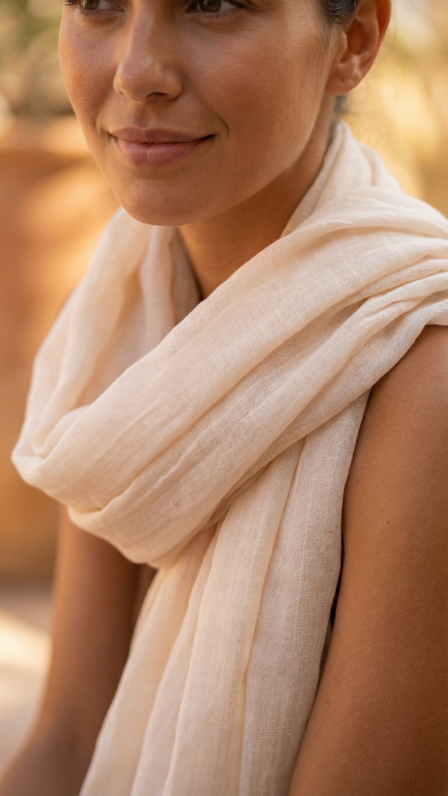 Halstuch Happy Spring *Creme*