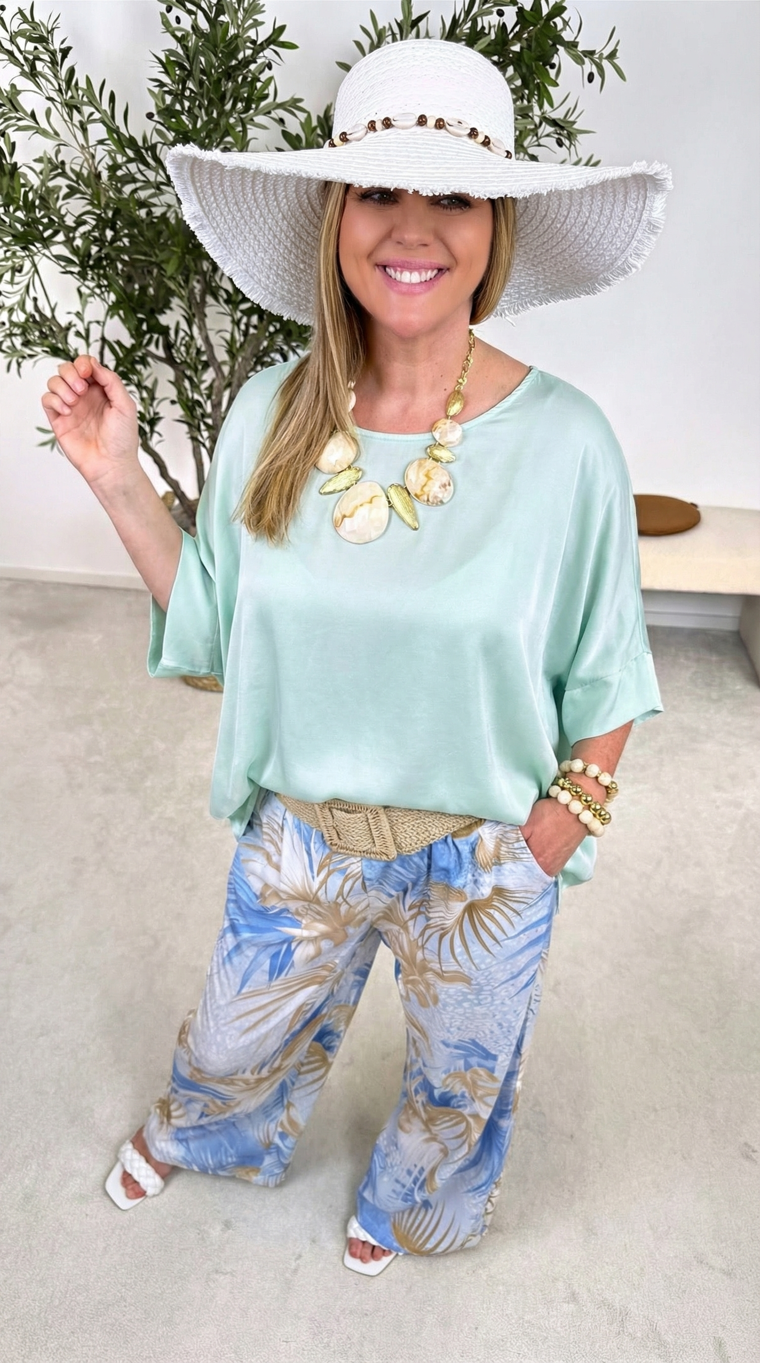 Blusenshirt Chic Relax *Mint*