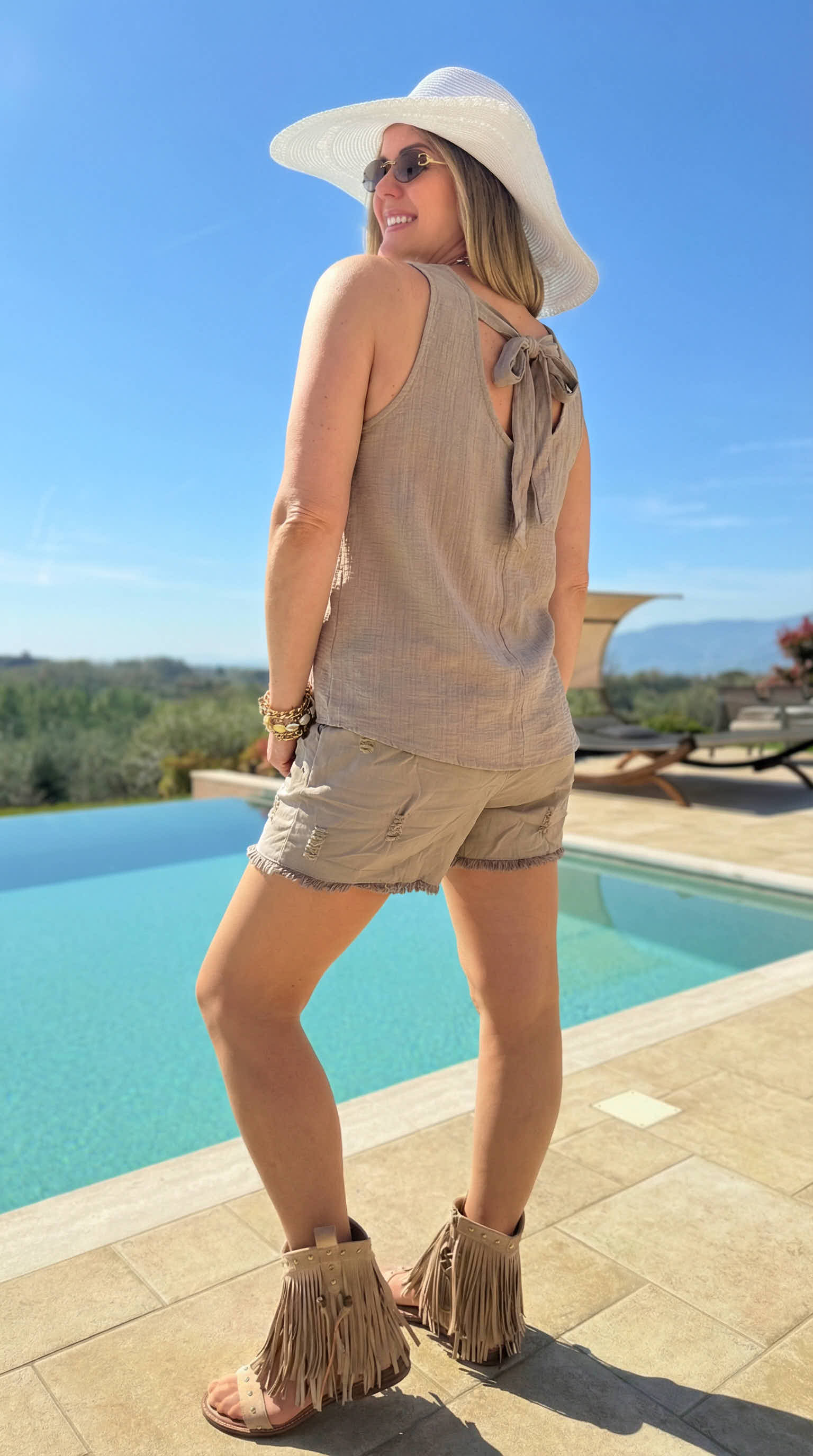 Top Soft Tie *Taupe*