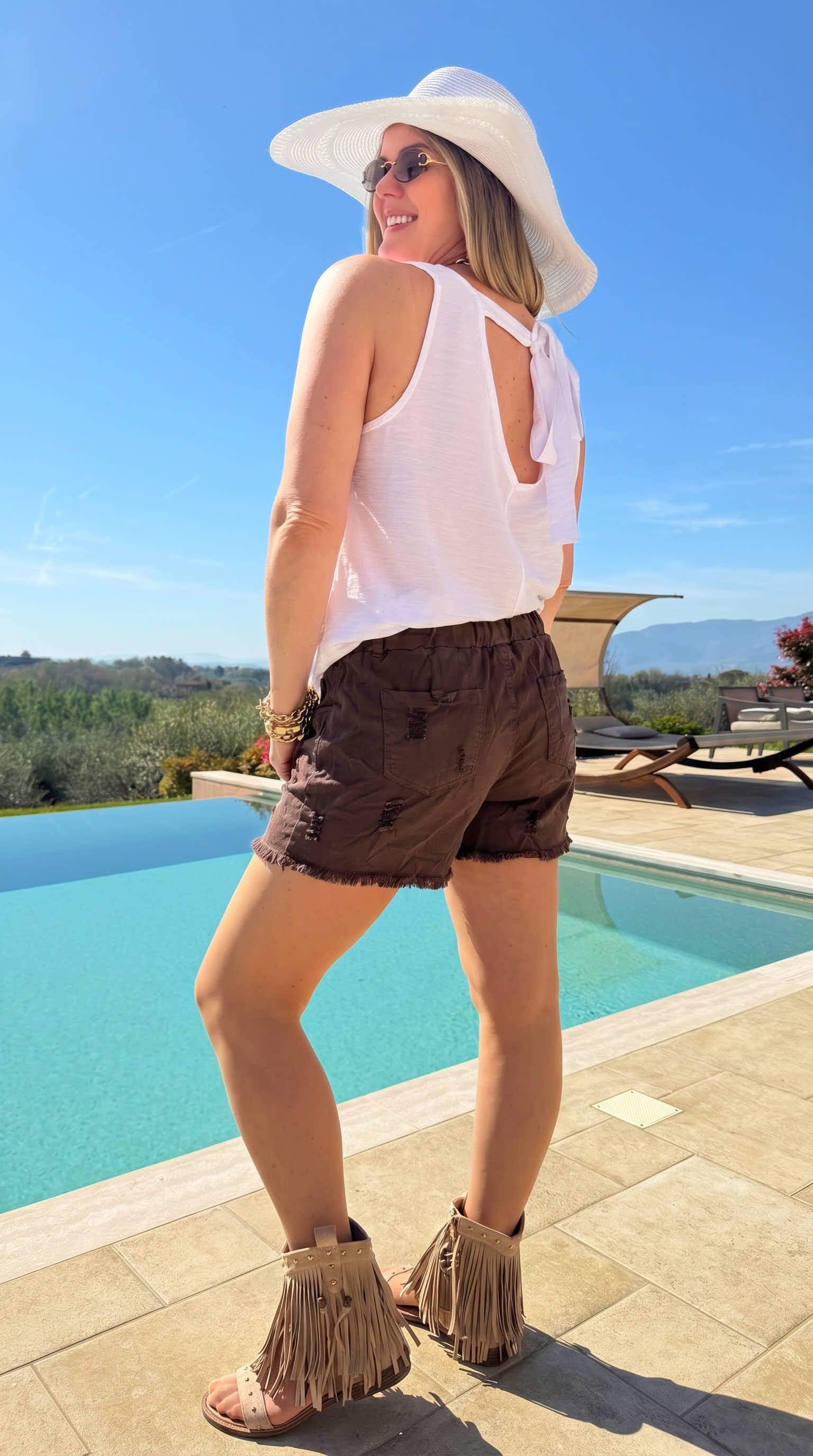 Kurze Jogpants Sunshine *Schoko*