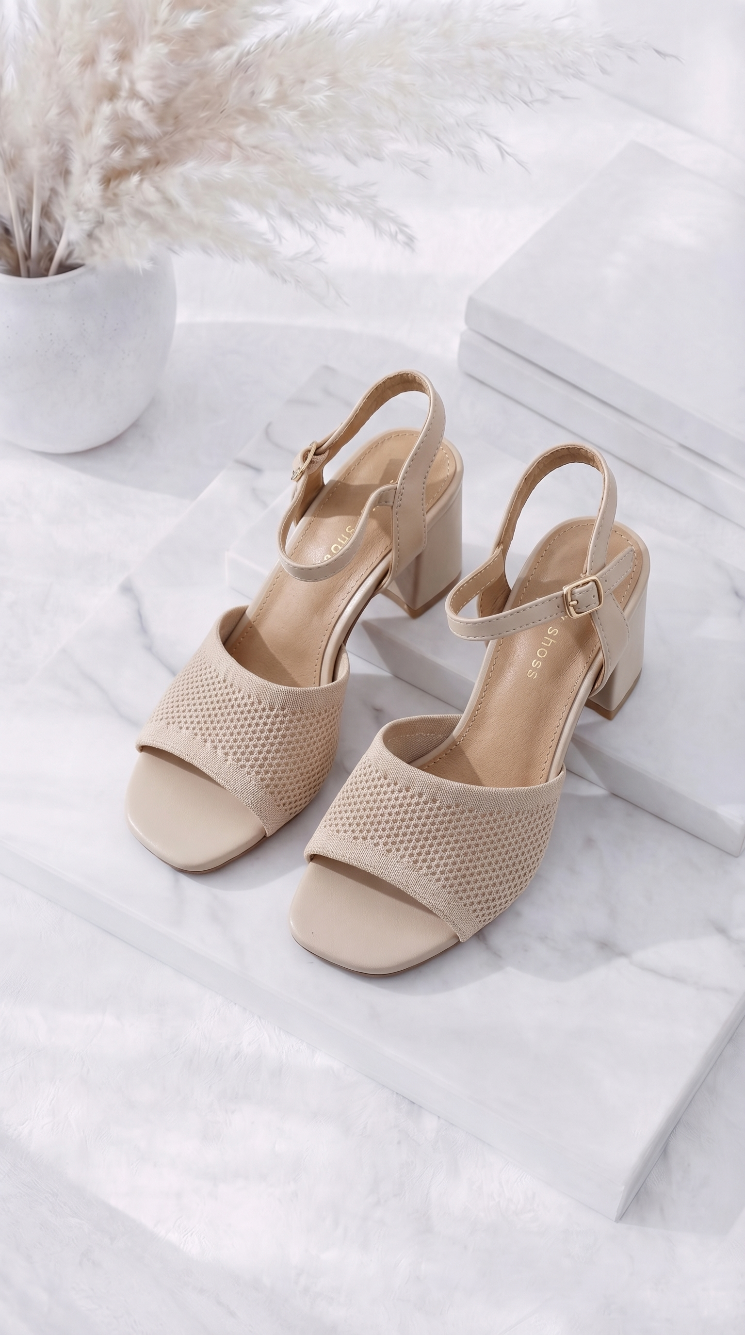Absatzsandale Marbella Glow *Beige*