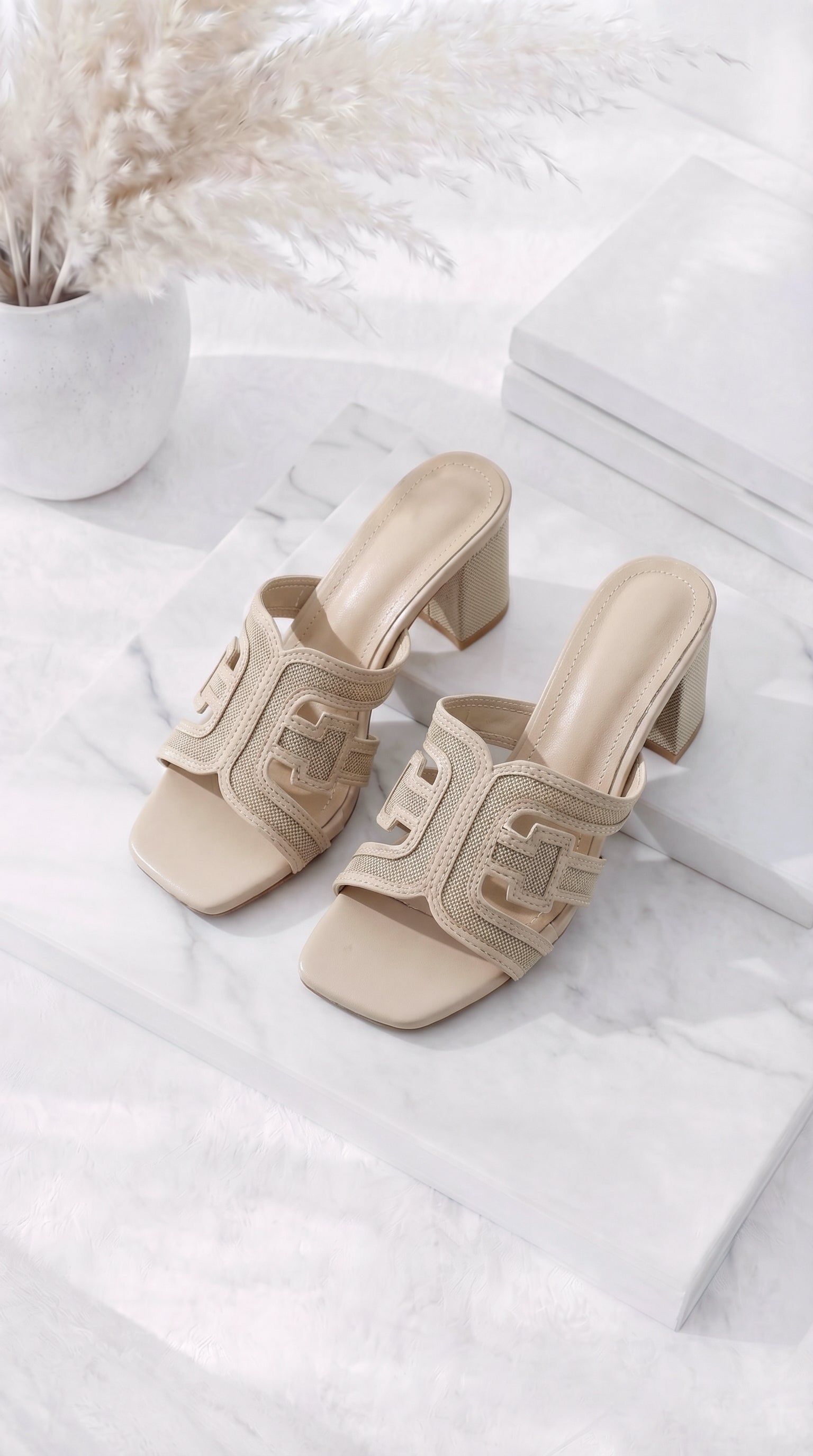 Absatzsandale Monaco Classy *Beige*