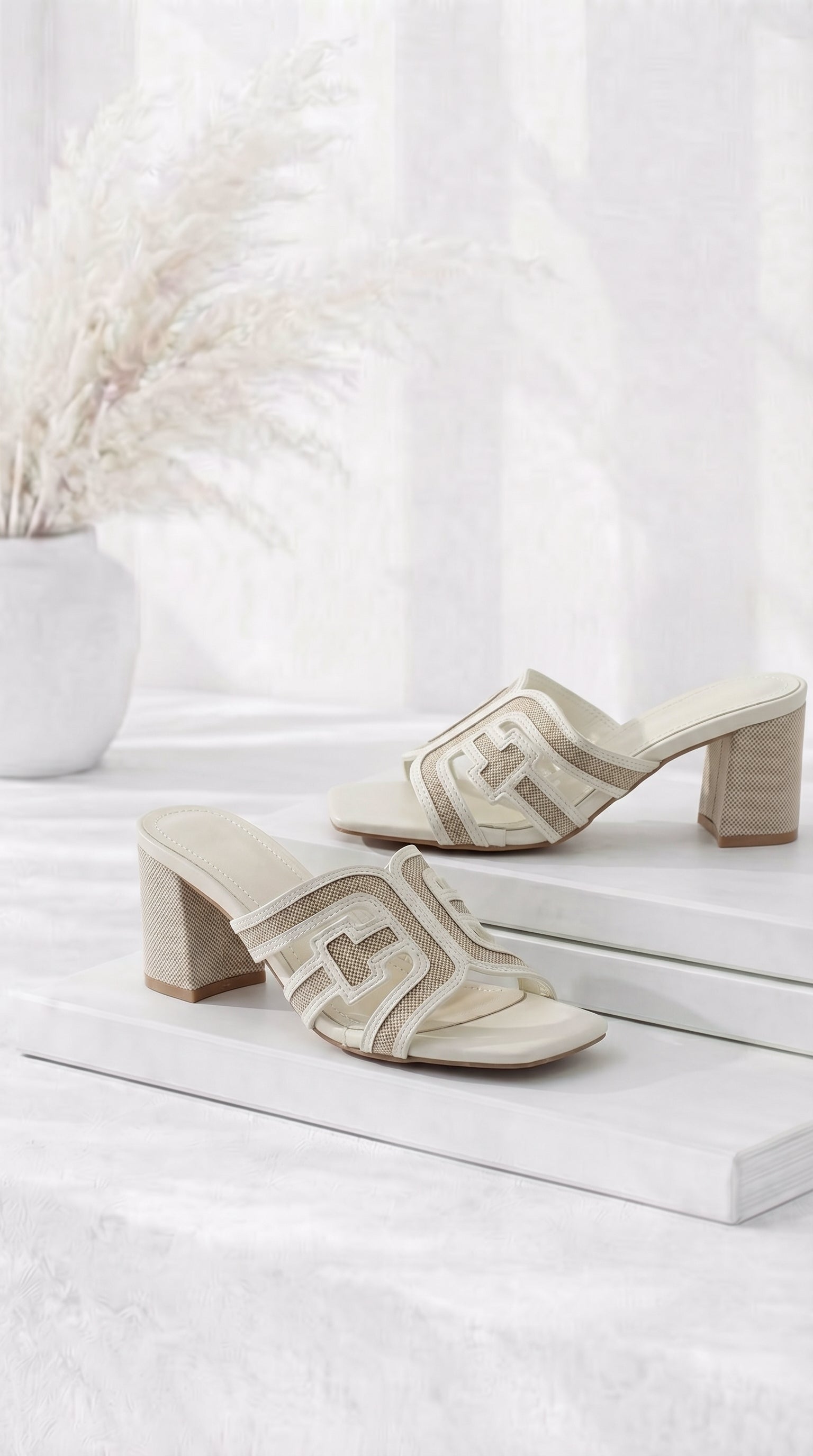 Absatzsandale Monaco Classy *Weiß*