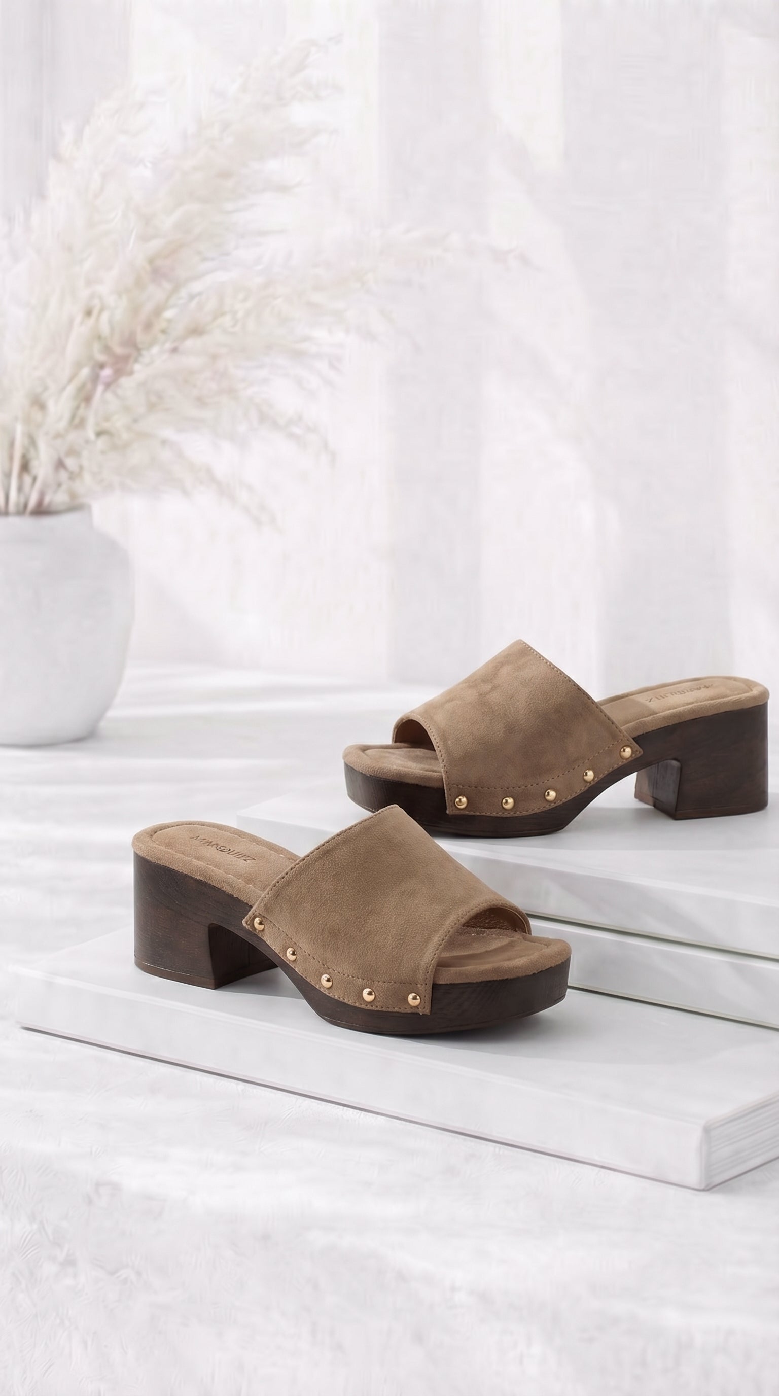 Absatzsandale Modern Edge *Taupe*