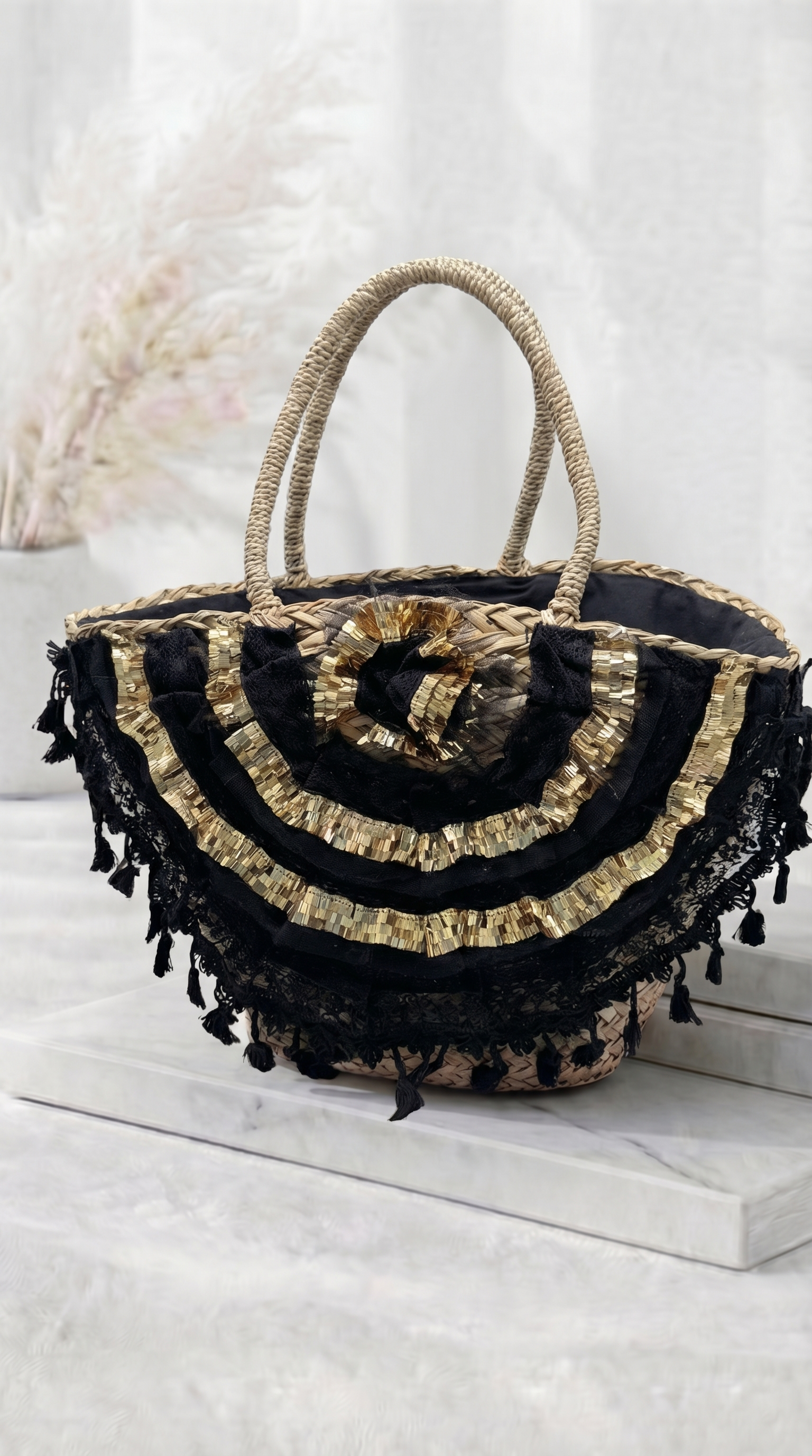 Tasche Luxury Boho *Schwarz*