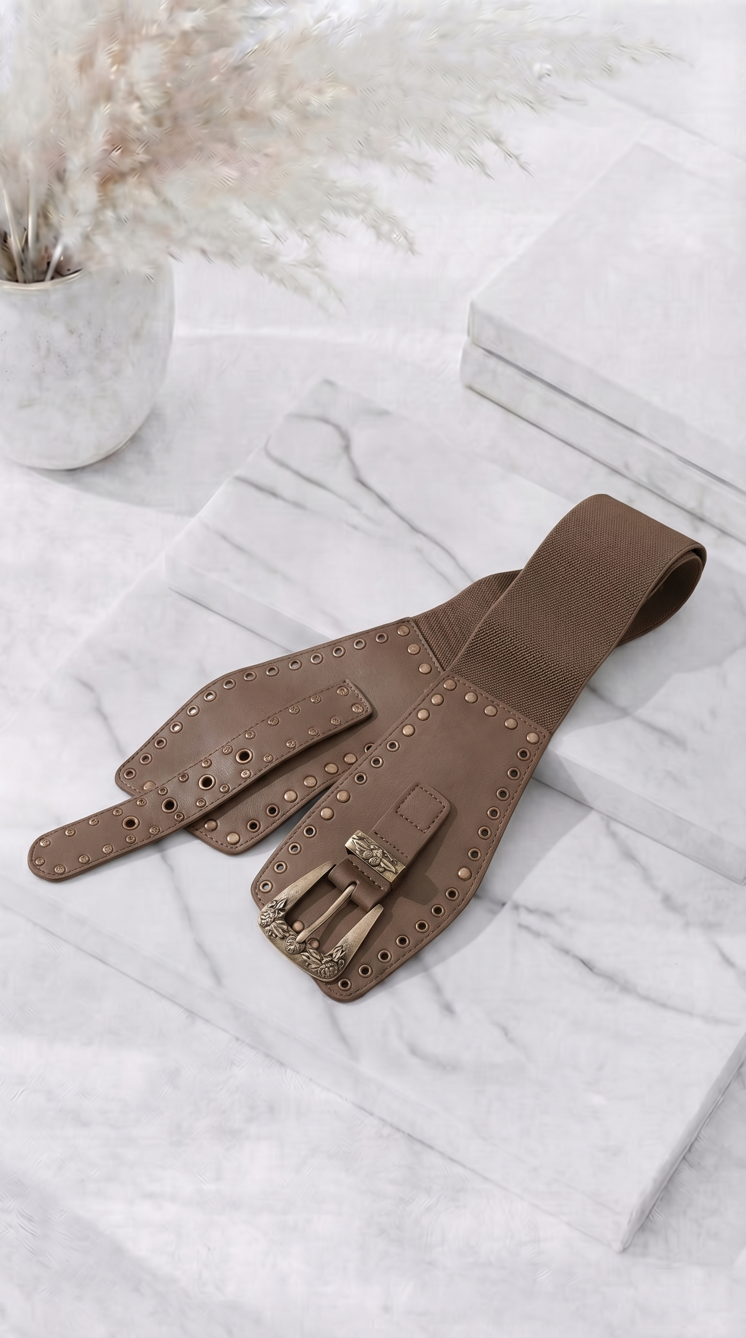Gürtel Edge Statement *Taupe*