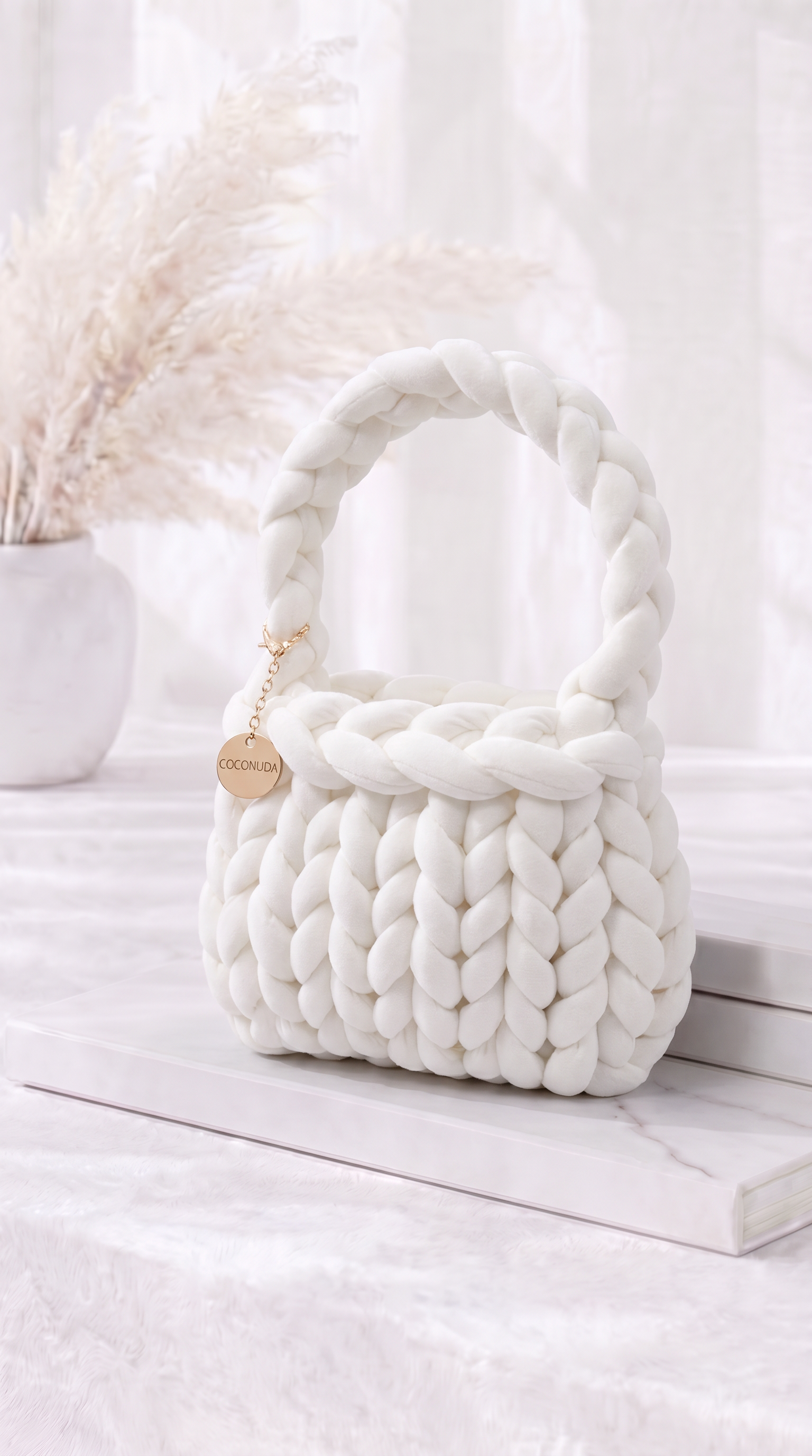 Tasche Luxury Knit *Weiß*