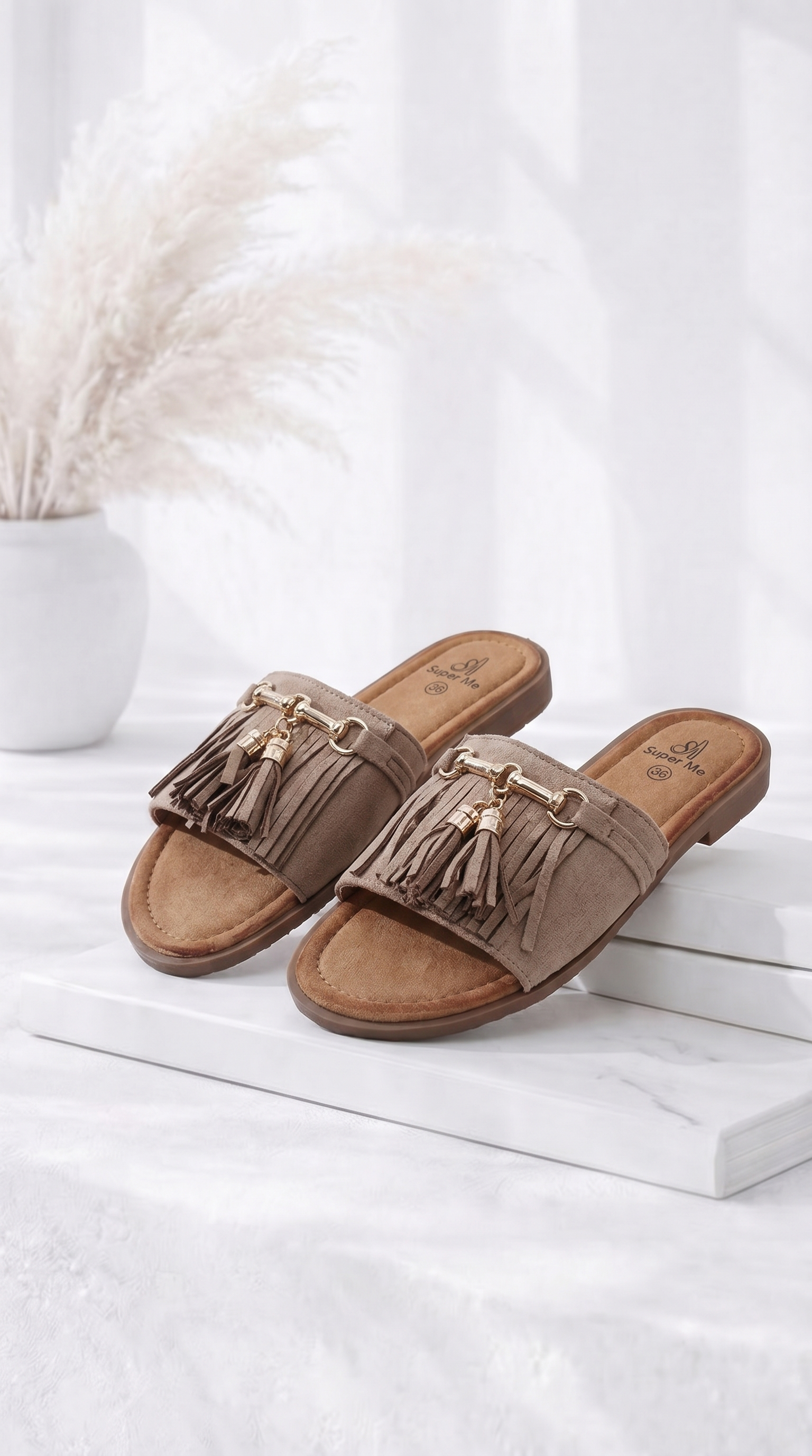 Sandale Tassel Walk *Taupe*