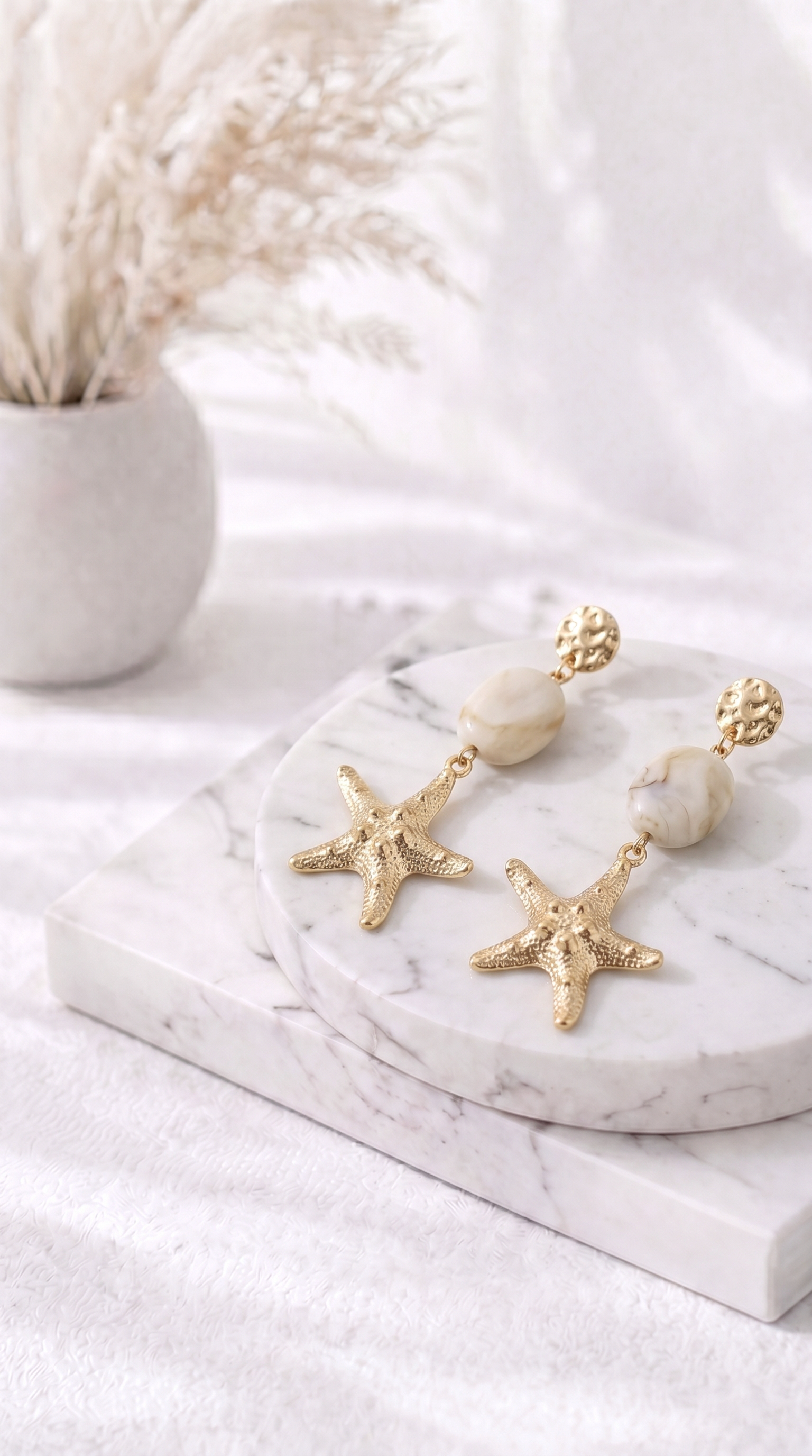 Ohrringe Starfish Gold