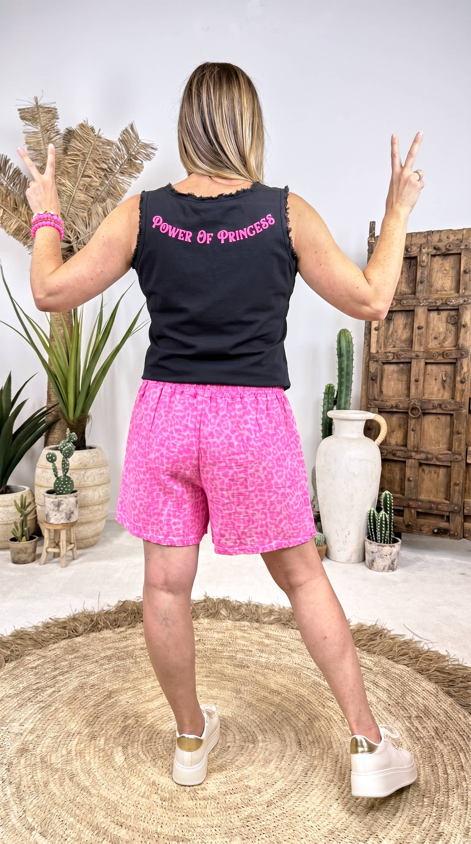 Kurze Hose Cute Zoo *Neon Pink*