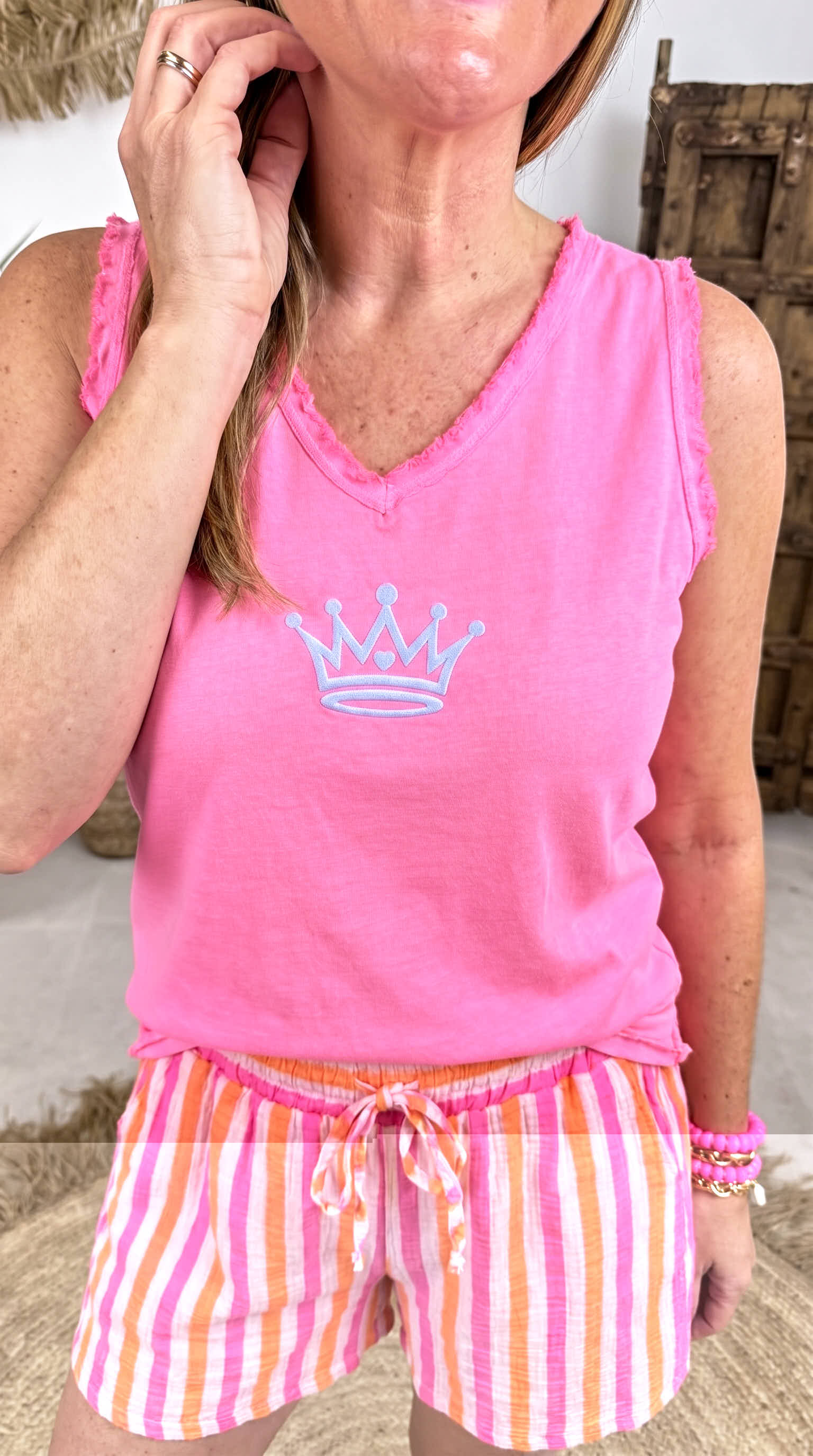 Top Crown Candy *Neon Pink*