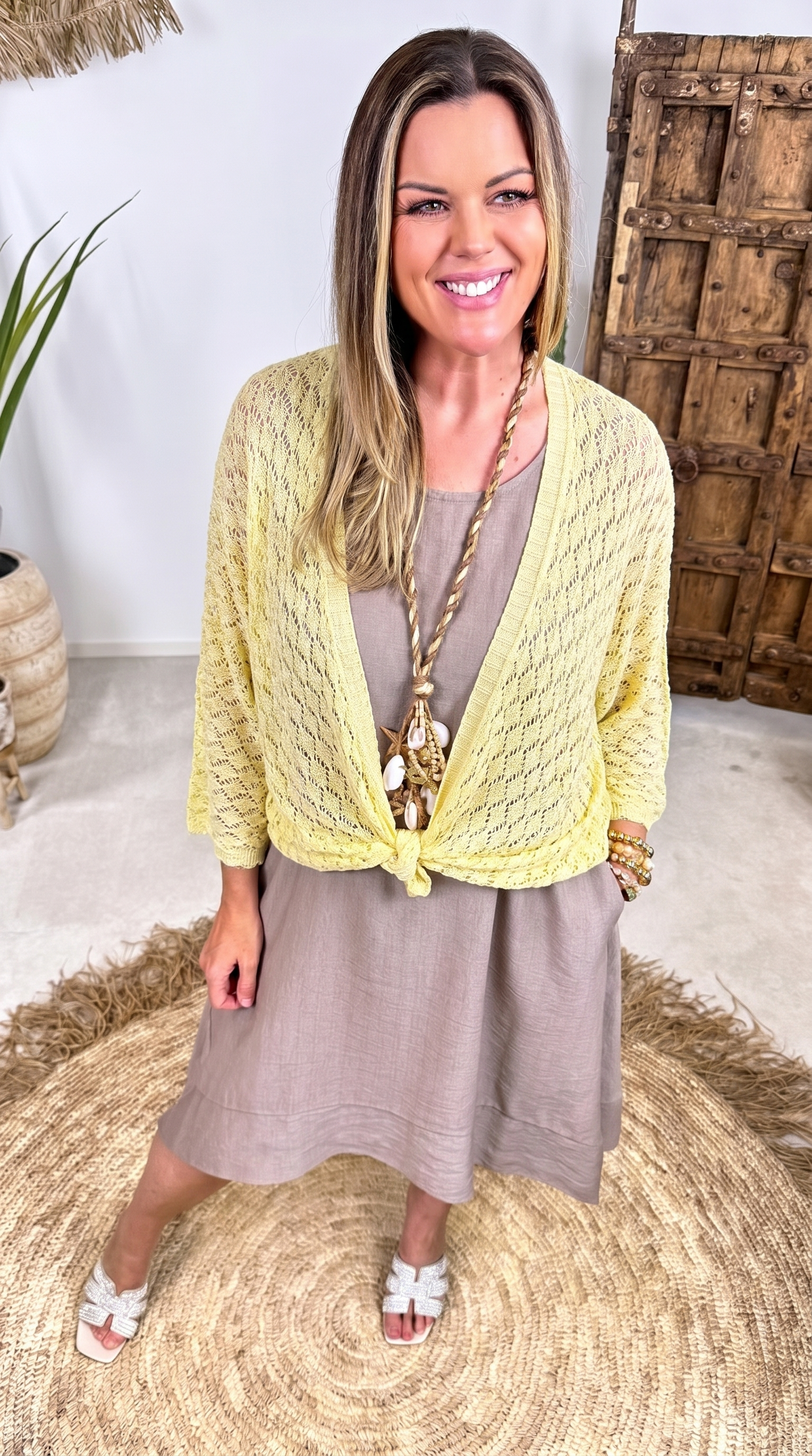 Cardigan Candy Lace *Gelb*