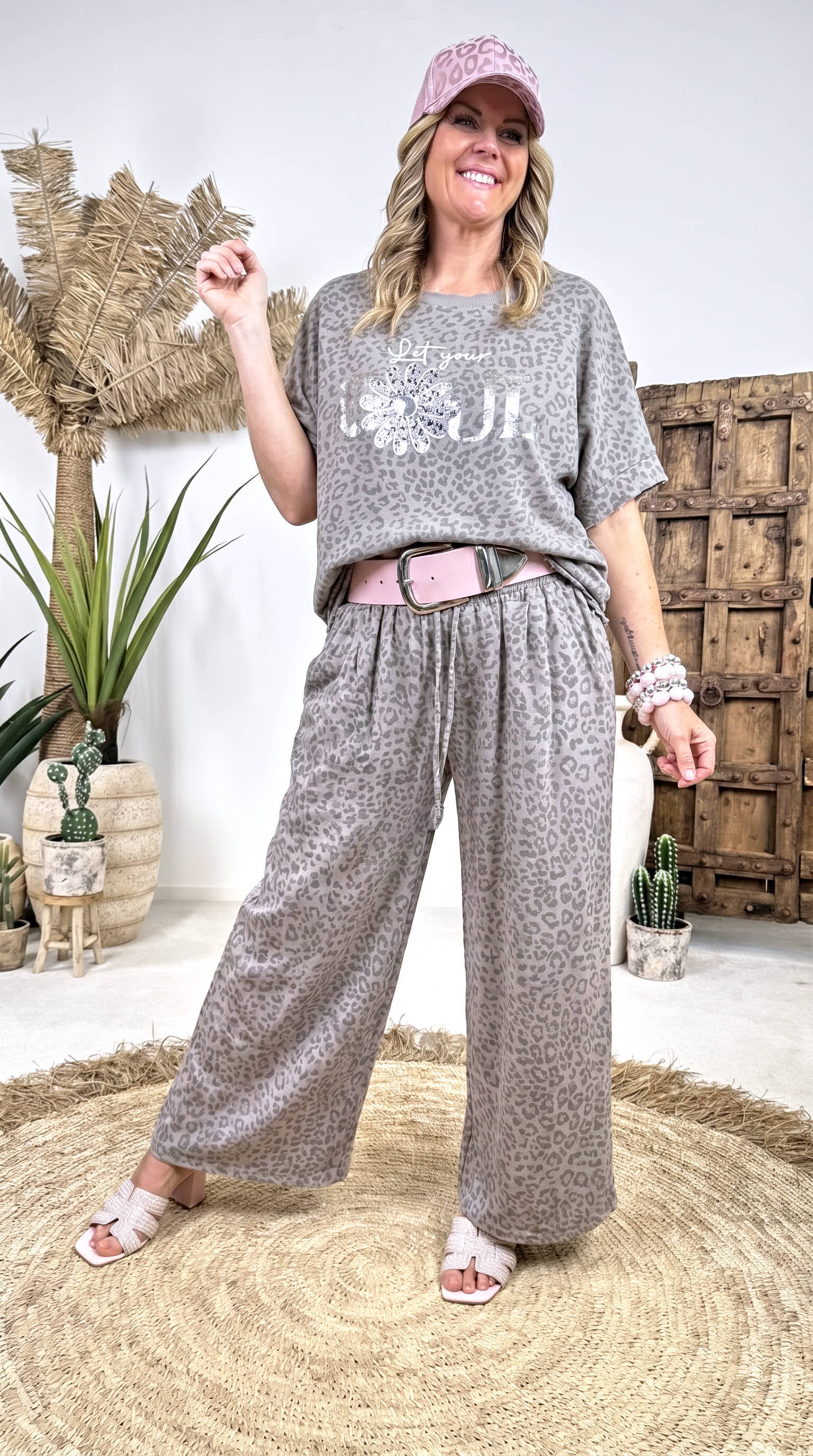 Leinen T-Shirt Wild Comfort *Taupe*