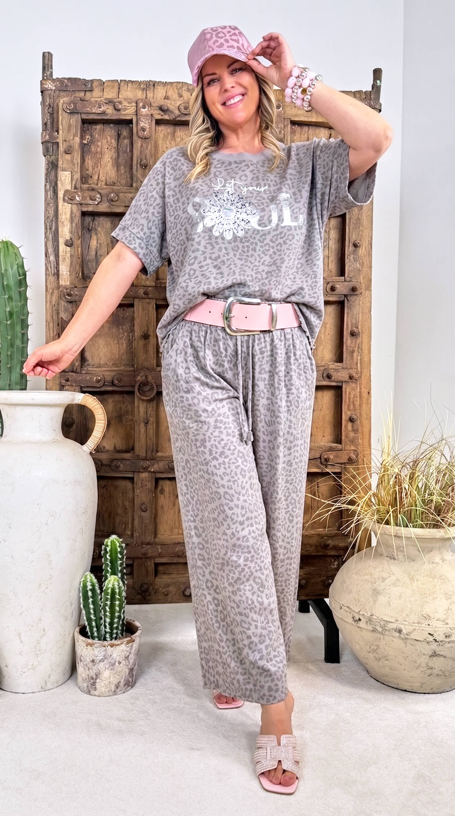 Leinen T-Shirt Wild Comfort *Taupe*