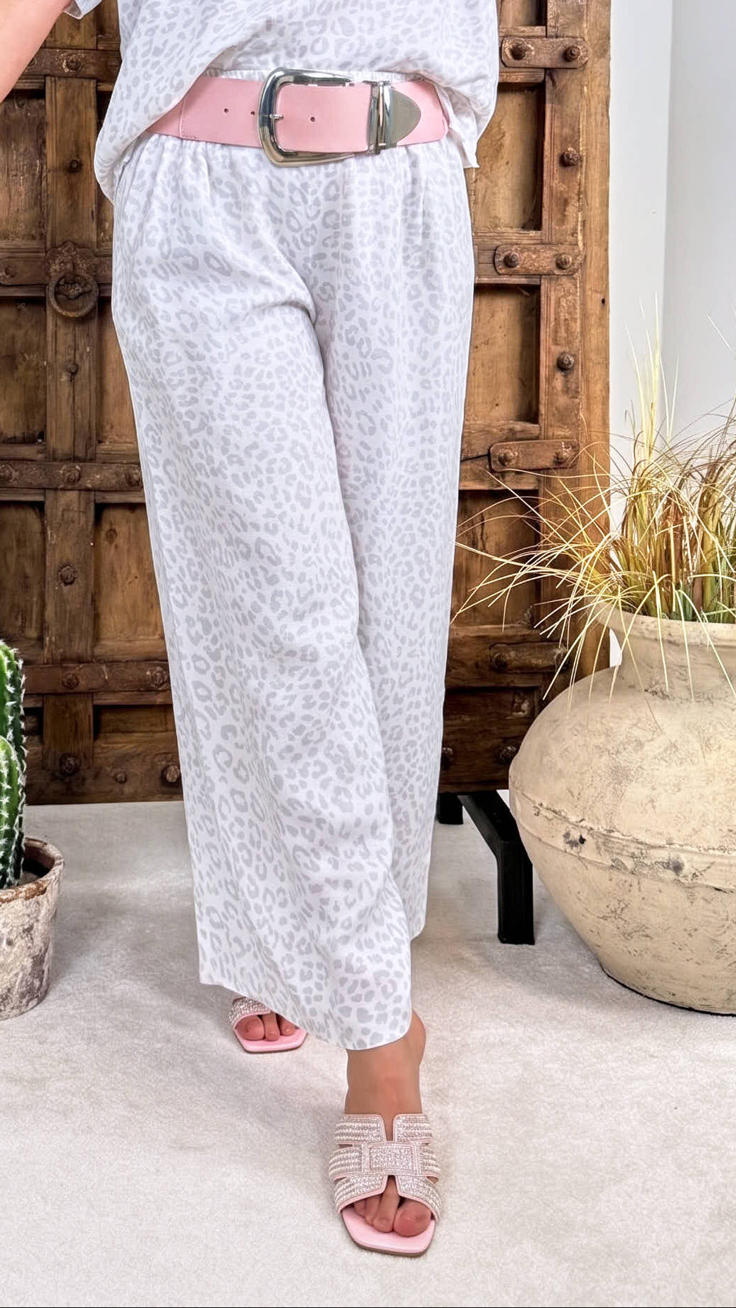 Leinen Hose Wild Comfort *Weiß*