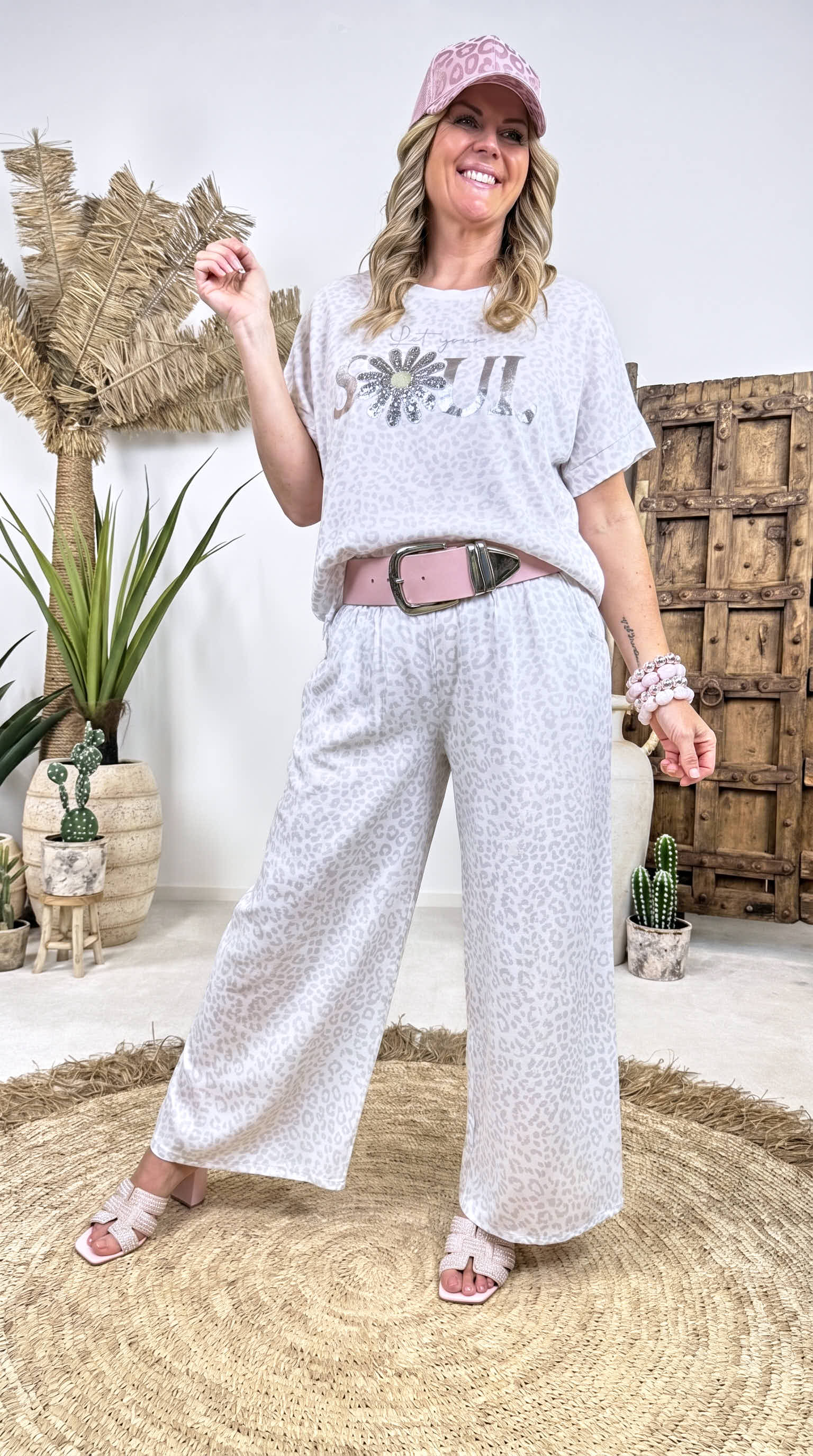 Leinen Hose Wild Comfort *Weiß*