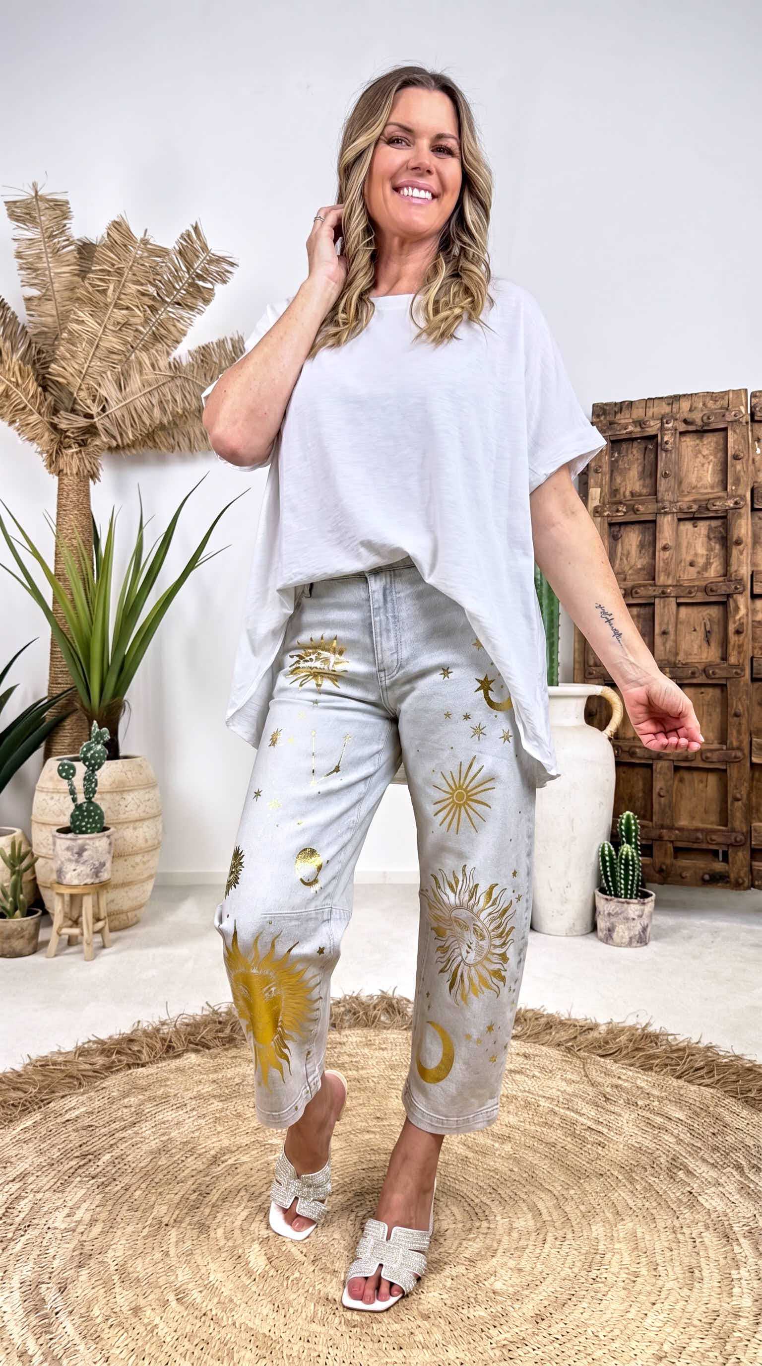 Oversized Shirt Soul Beauty *Weiß*
