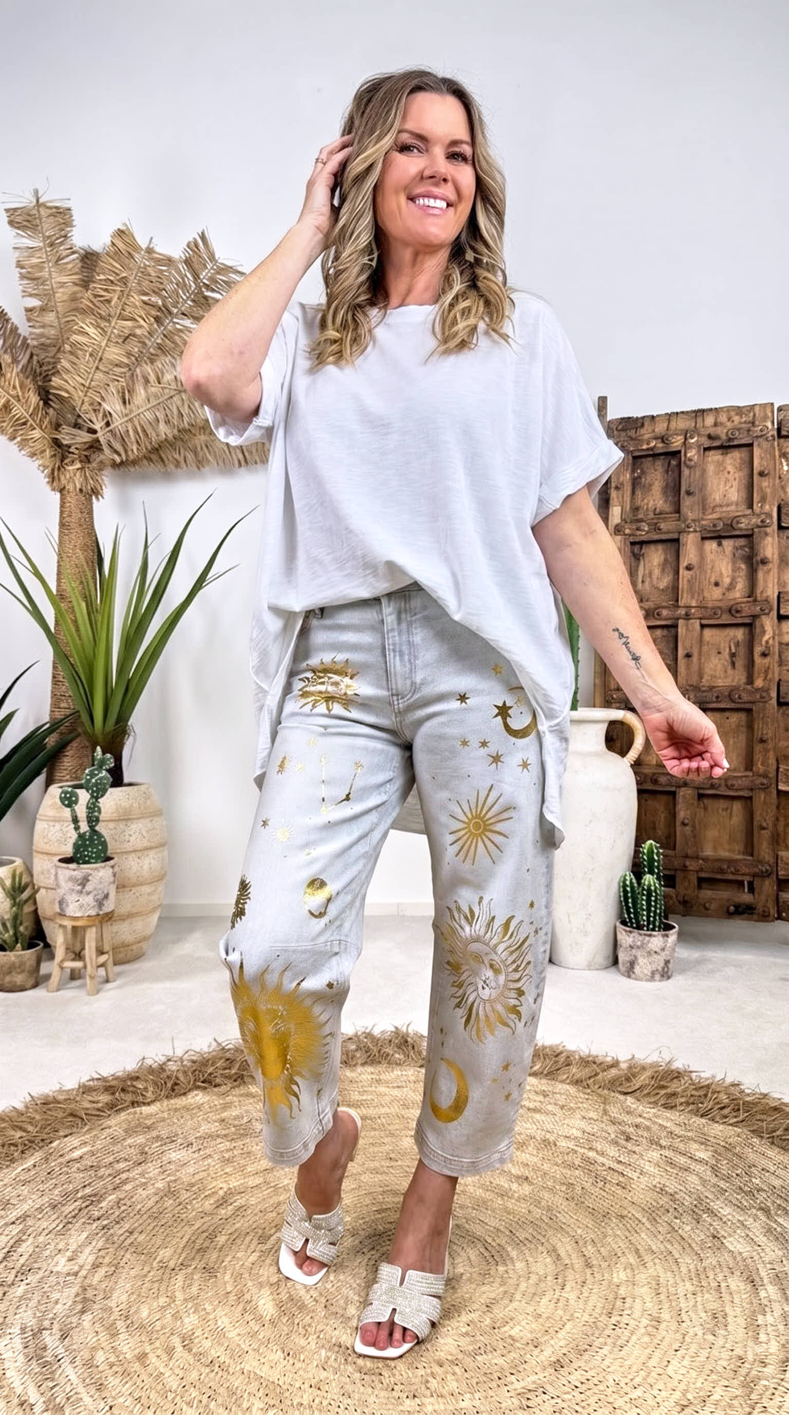 Oversized Shirt Soul Beauty *Weiß*