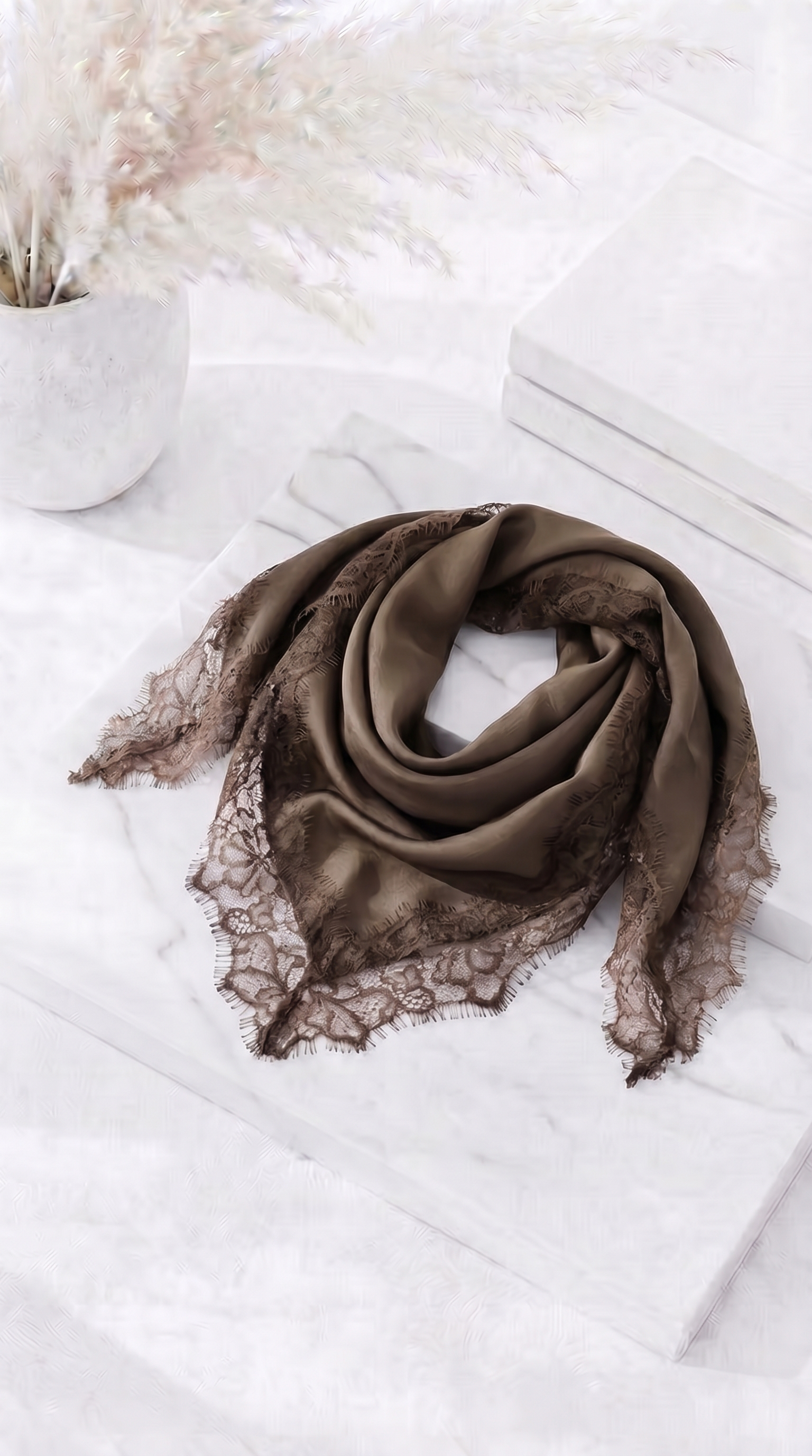 Dreiecktuch Secret Love *Taupe*