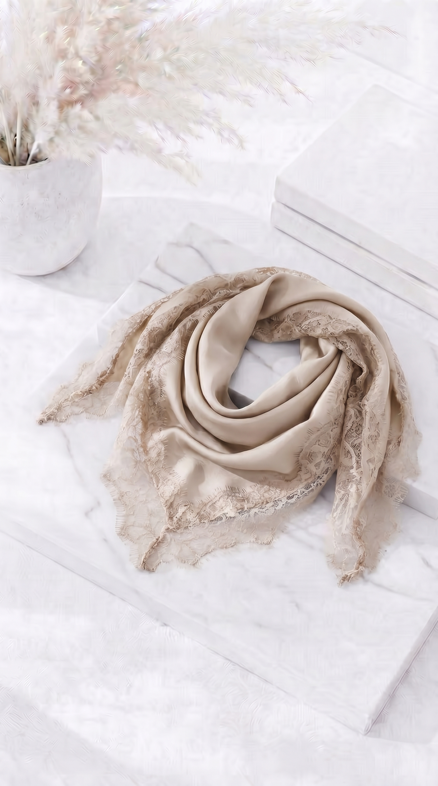 Dreiecktuch Secret Love *Beige*