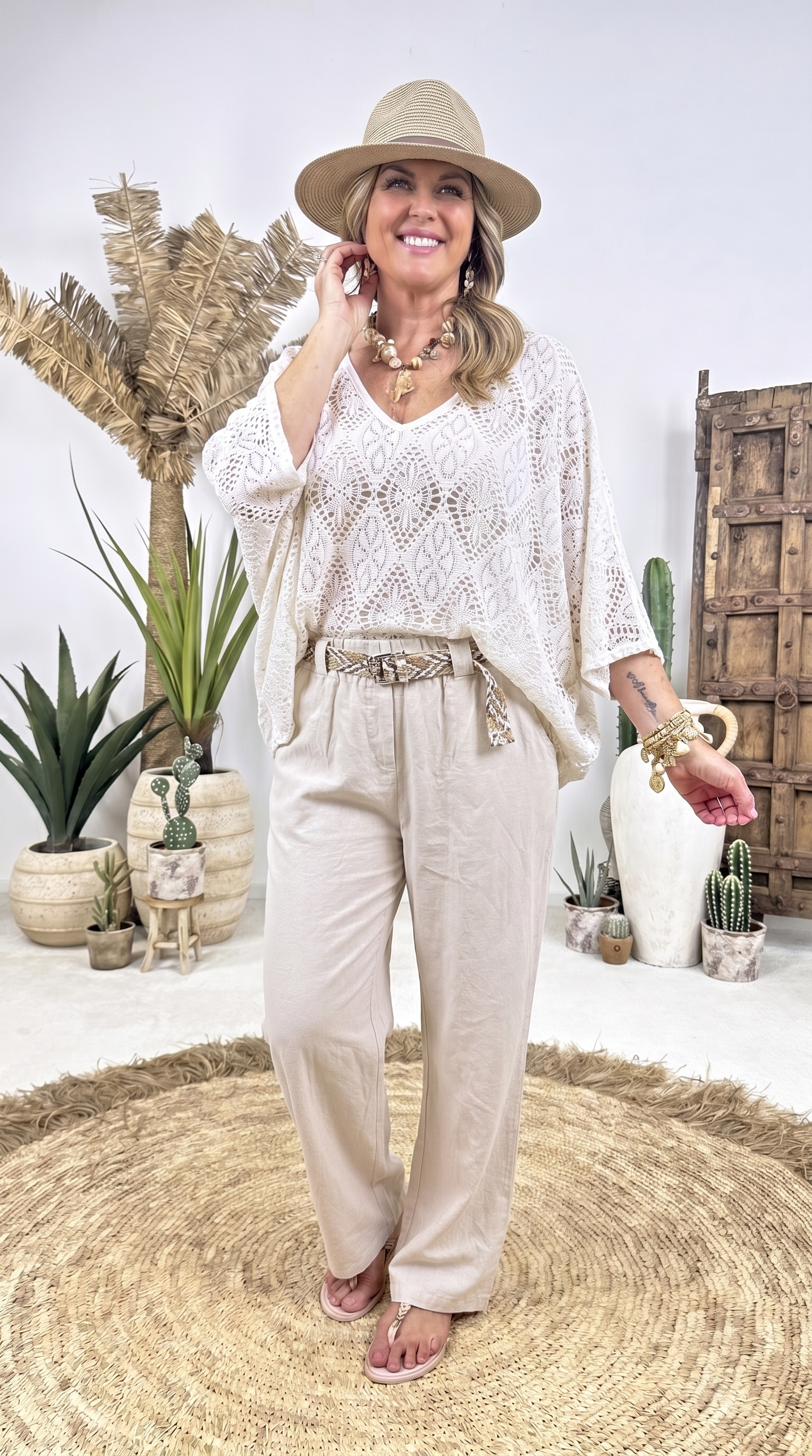 Hose Silky Class *Beige*