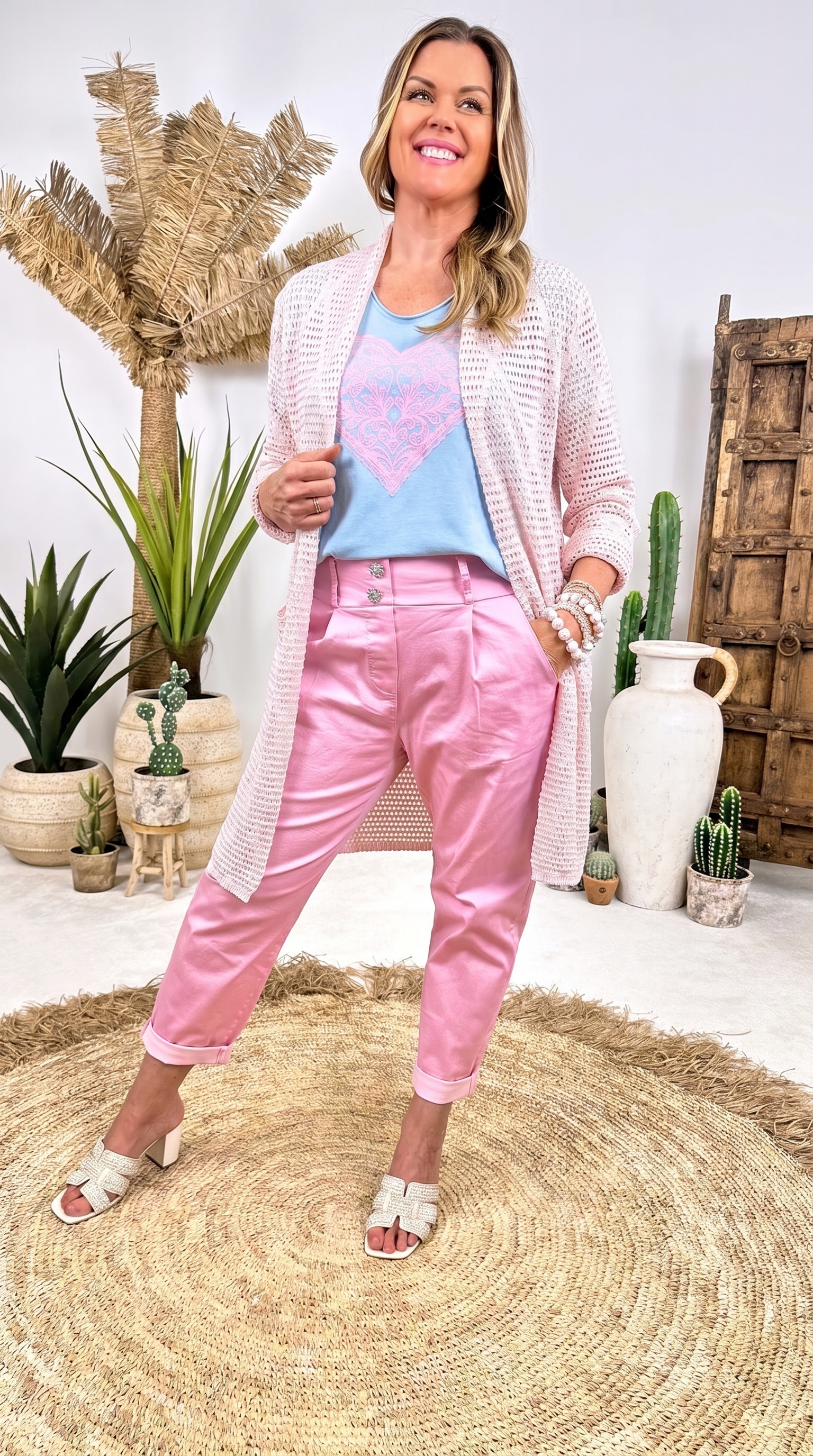Cardigan Easy Layer *Rosa*