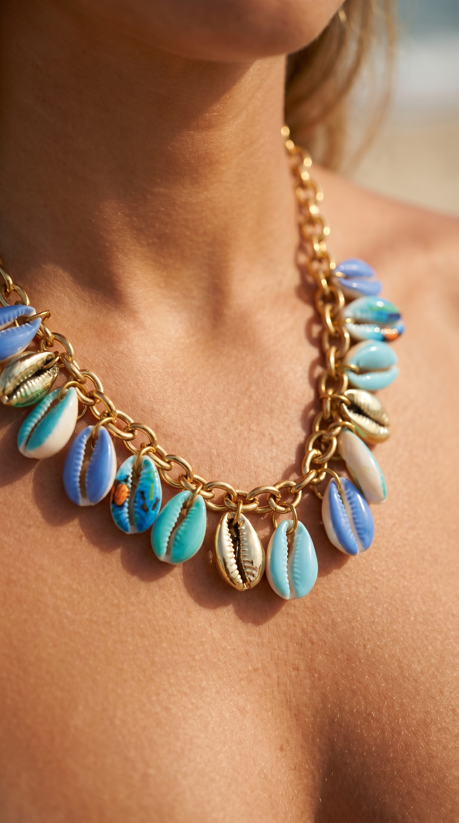 Halskette Miami Crush *Blau*