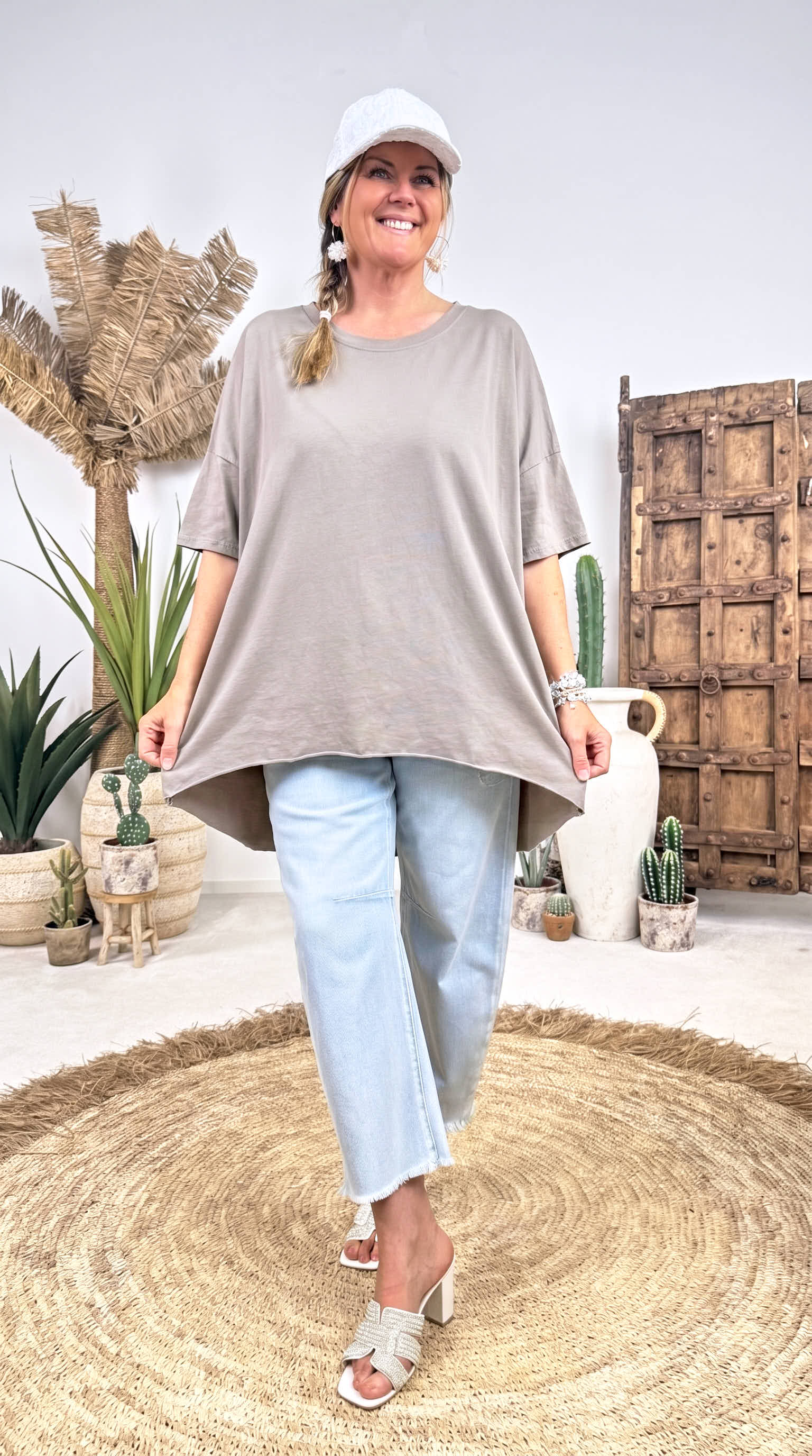 Oversized Shirt Power Mood *Taupe*