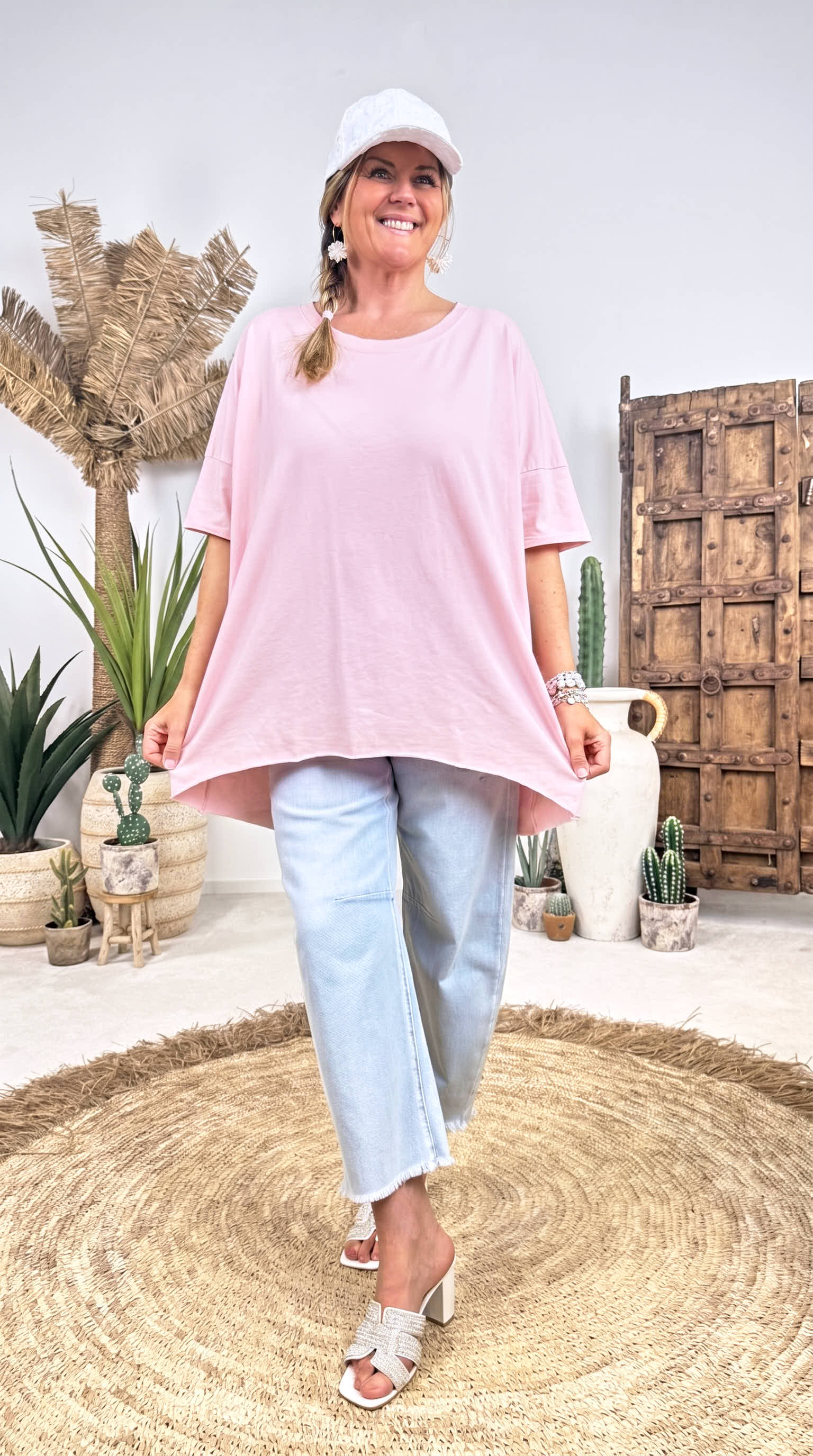 Oversized Shirt Power Mood *Rosa*