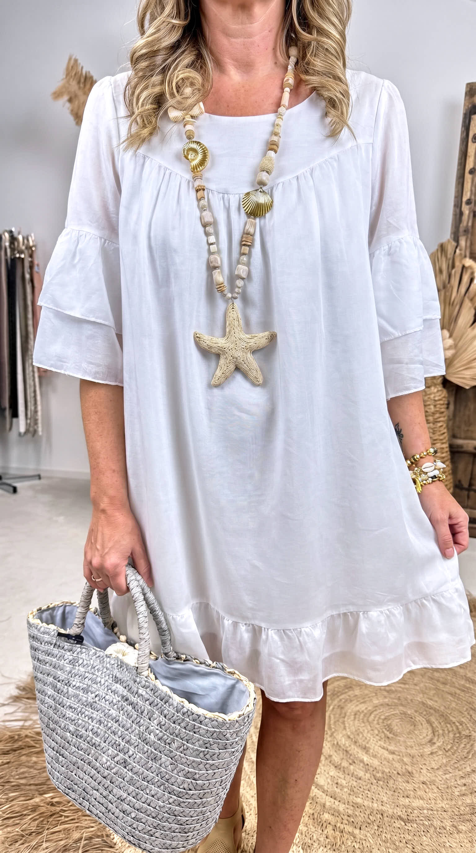Kleid Bella Drama *Weiß*