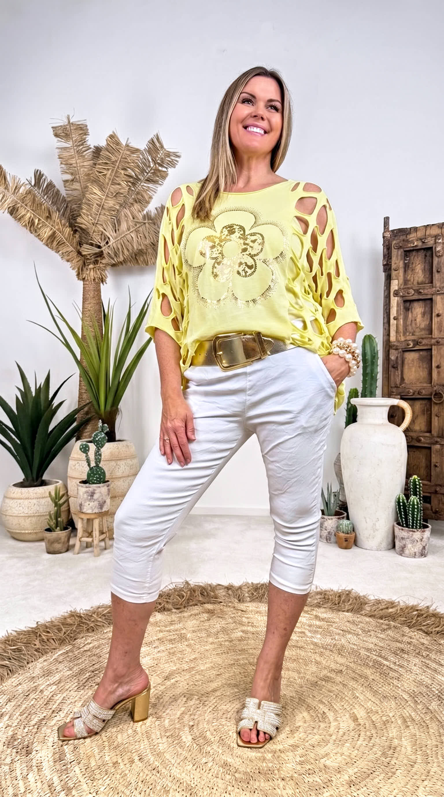 T-Shirt Free Bloom *Gelb*