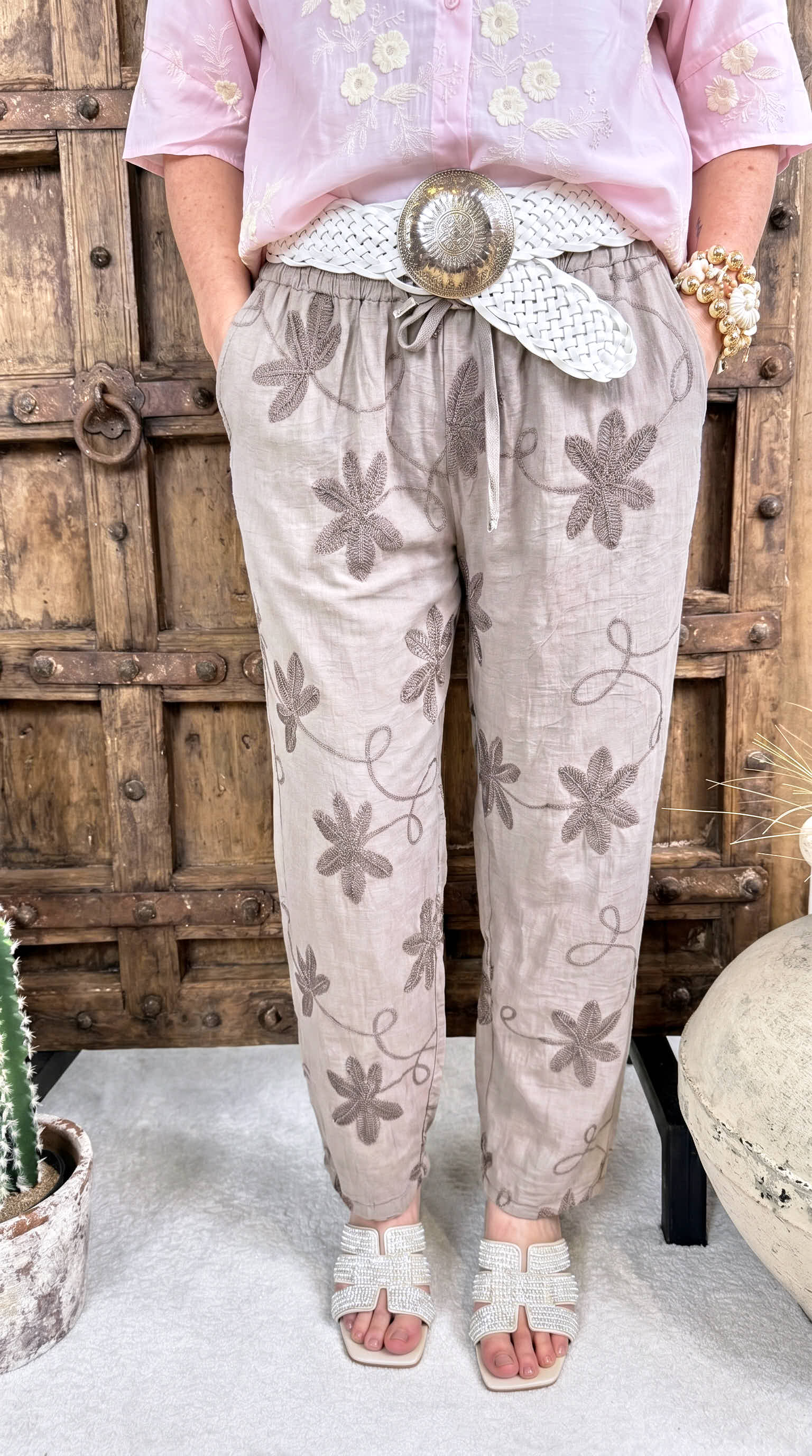Culotte Hose Summer Flow *Taupe*