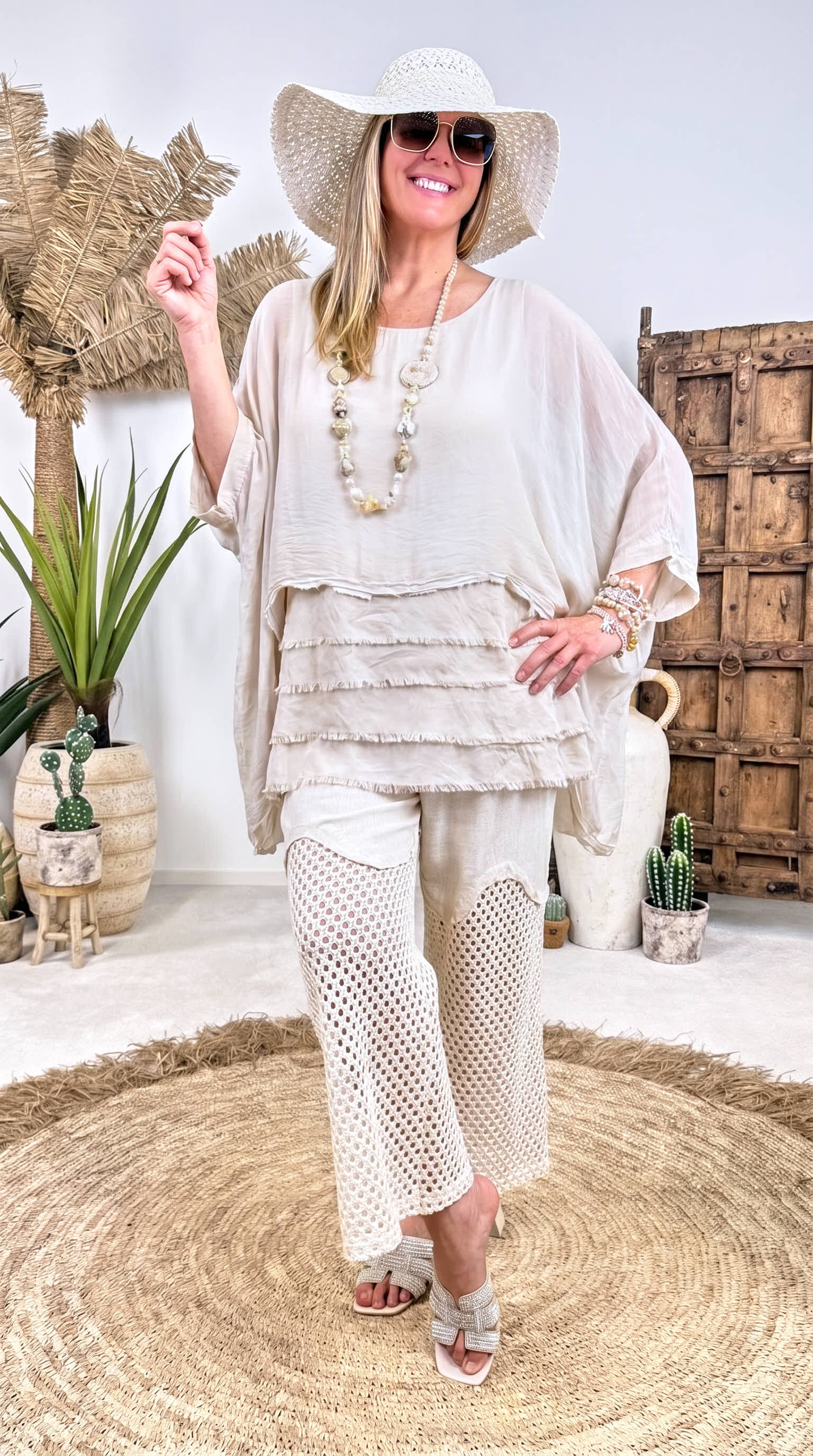 Bluse Timeless Soft *Beige*