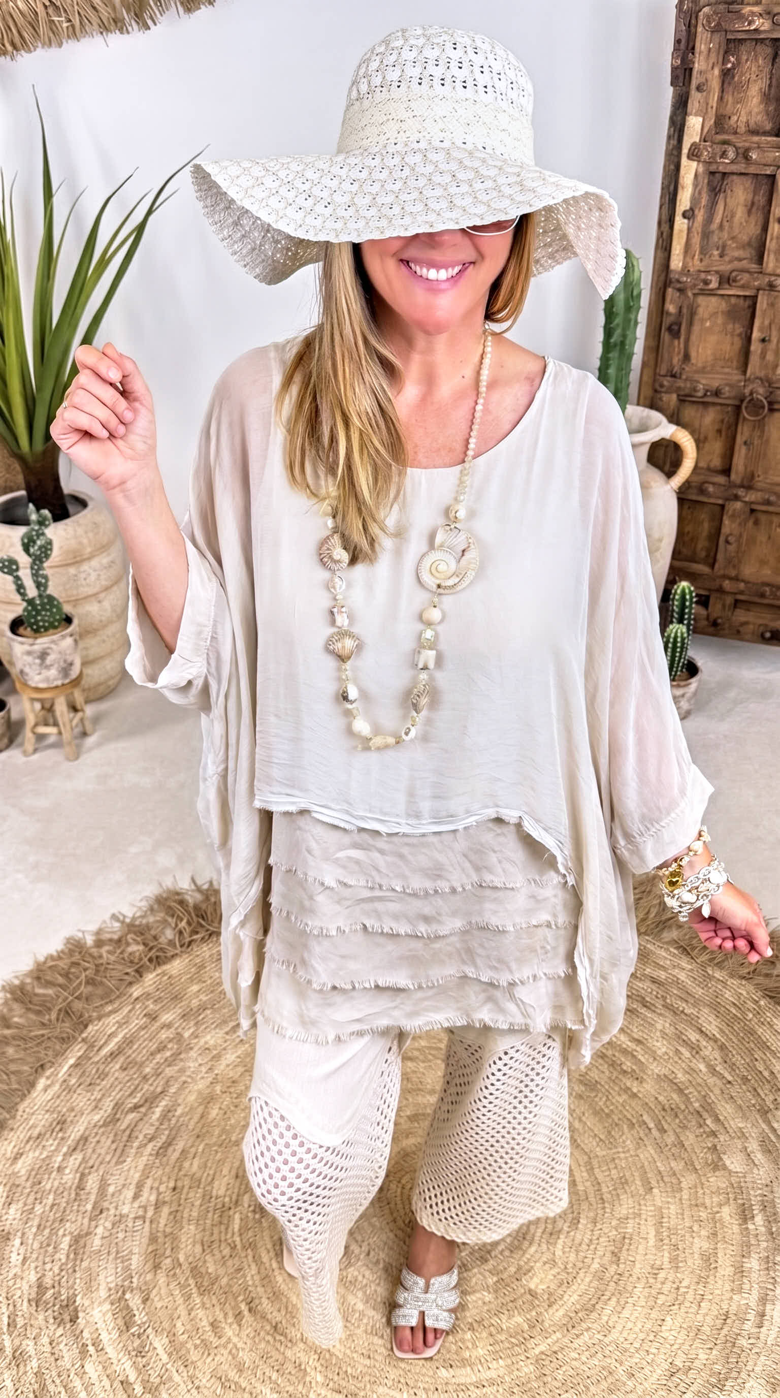 Bluse Timeless Soft *Beige*