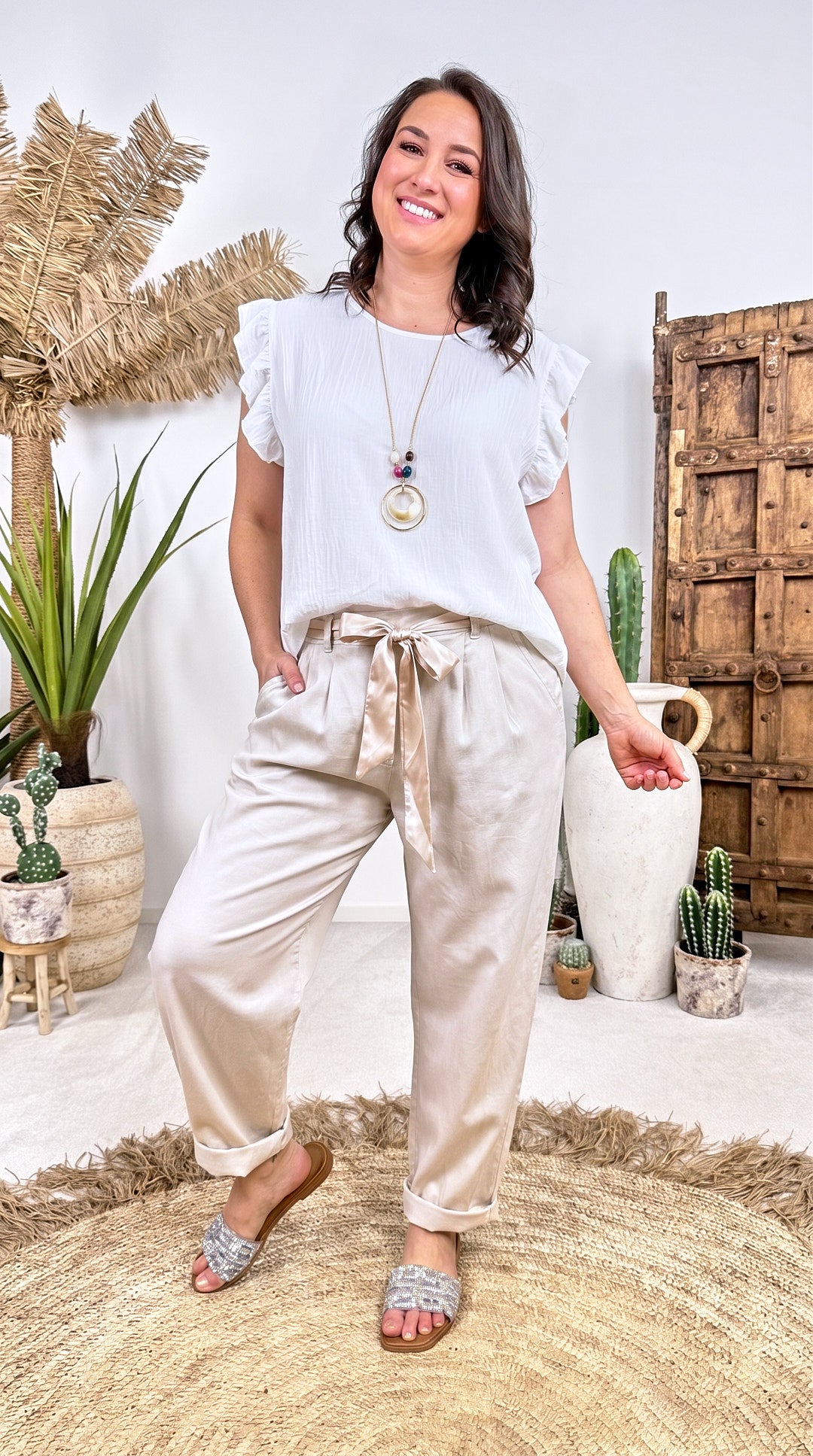 Hose Ibiza Elegance *Beige*