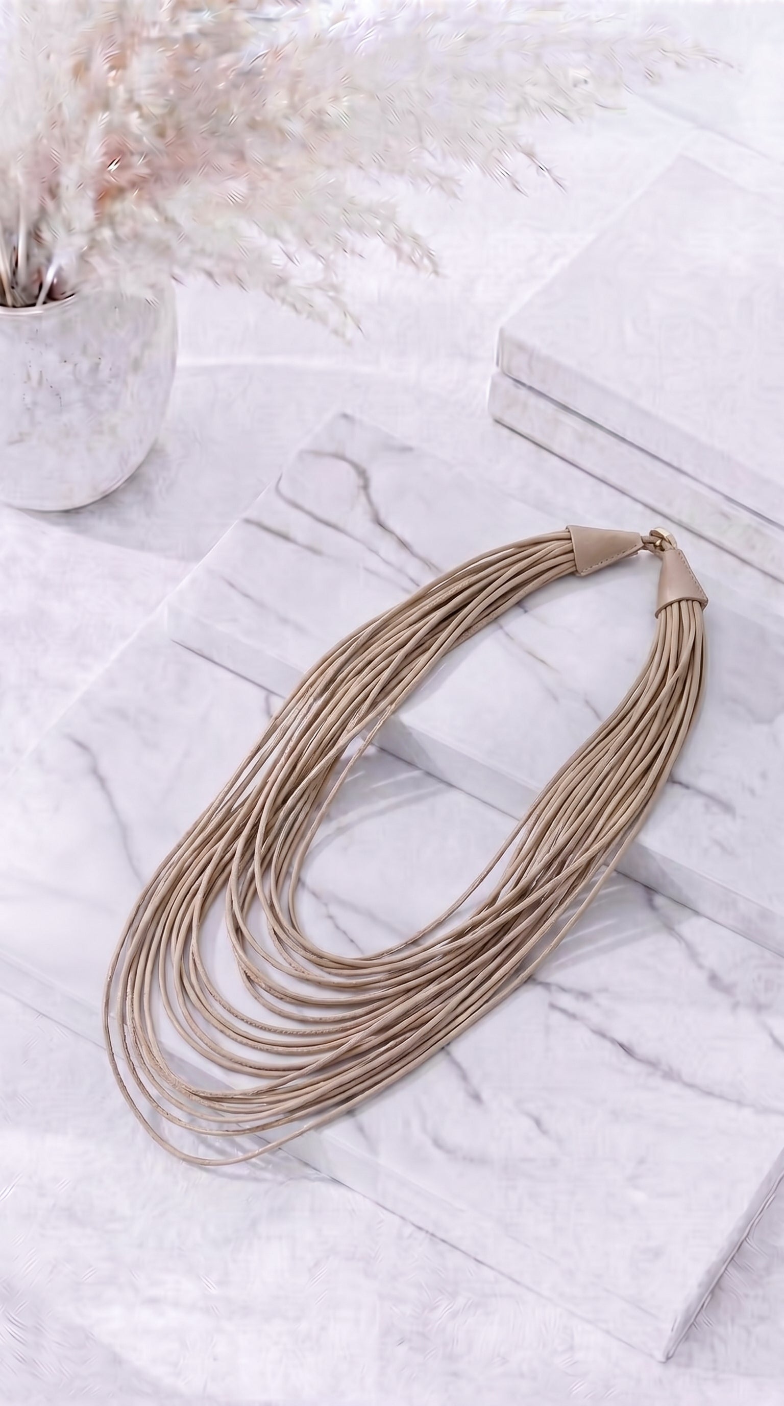 Halskette Aurora Borealis *Beige*