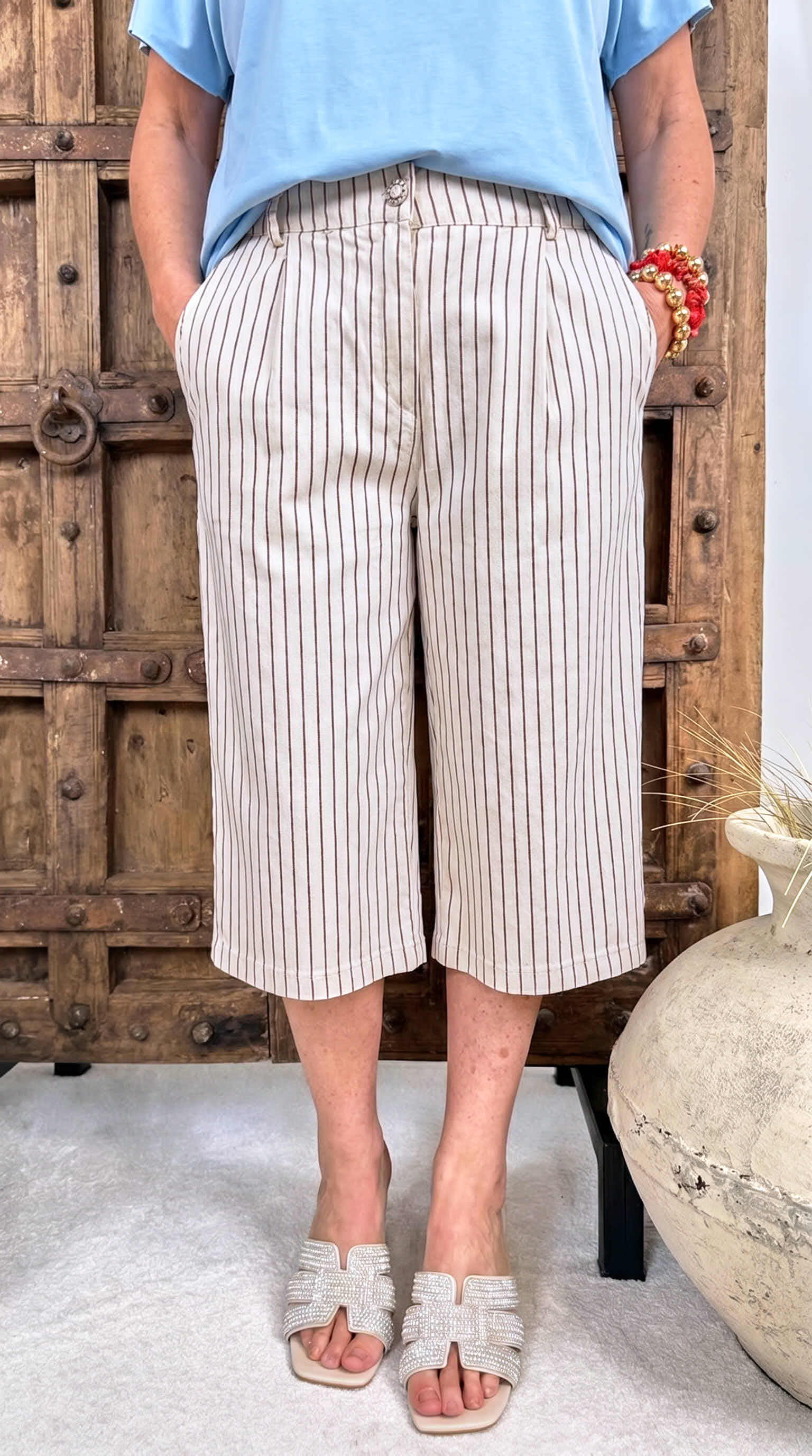 Capri Jogpants Vintage Muse *Gestreift*