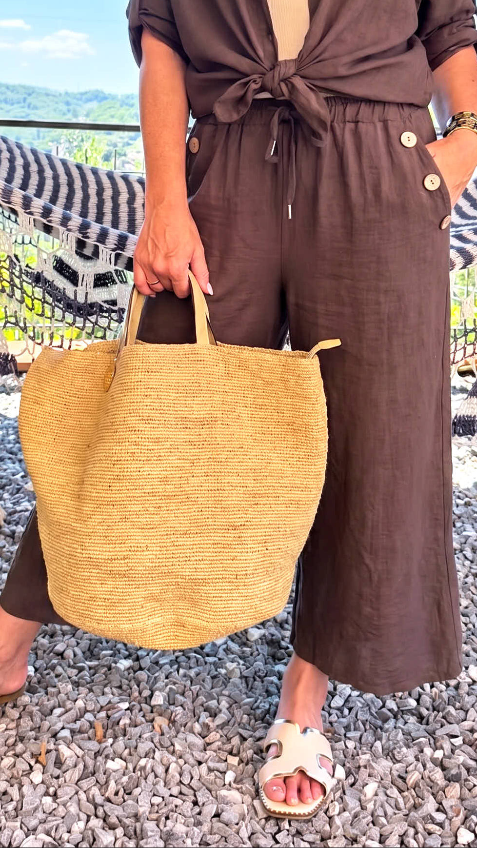 Culotte Hose Lounge Walk *Schoko* (lieferbar ab 19.6.)