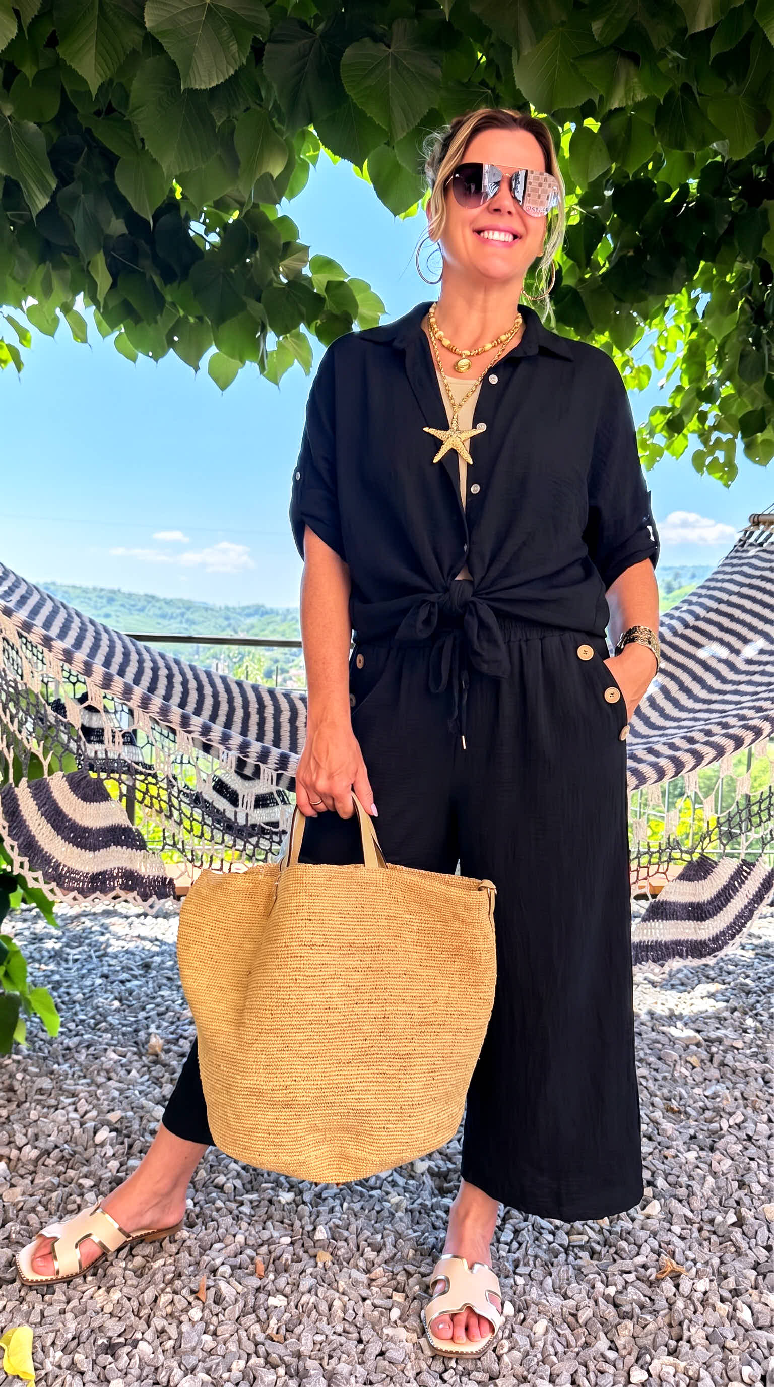 Bluse Breeze Habour *Schwarz*