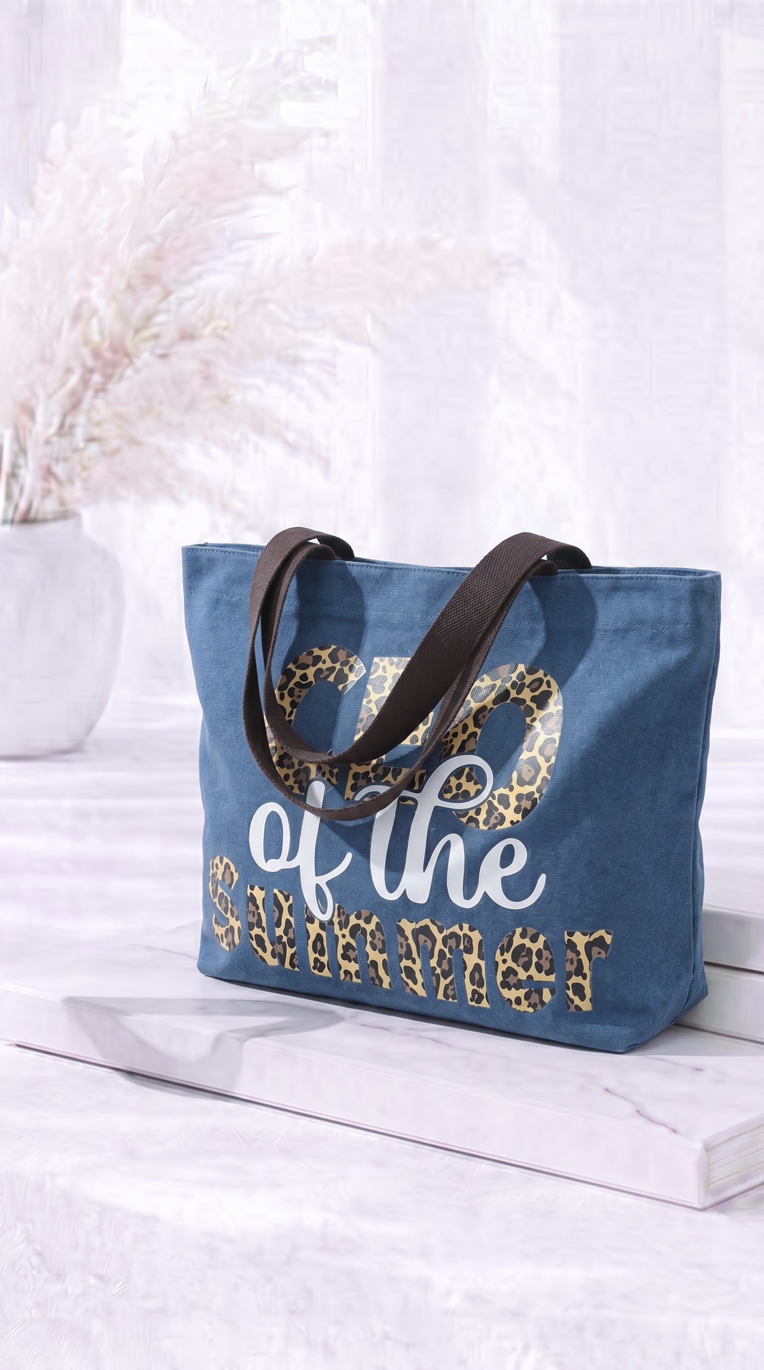 Shopper Power Beach Bag *Jeansblau*