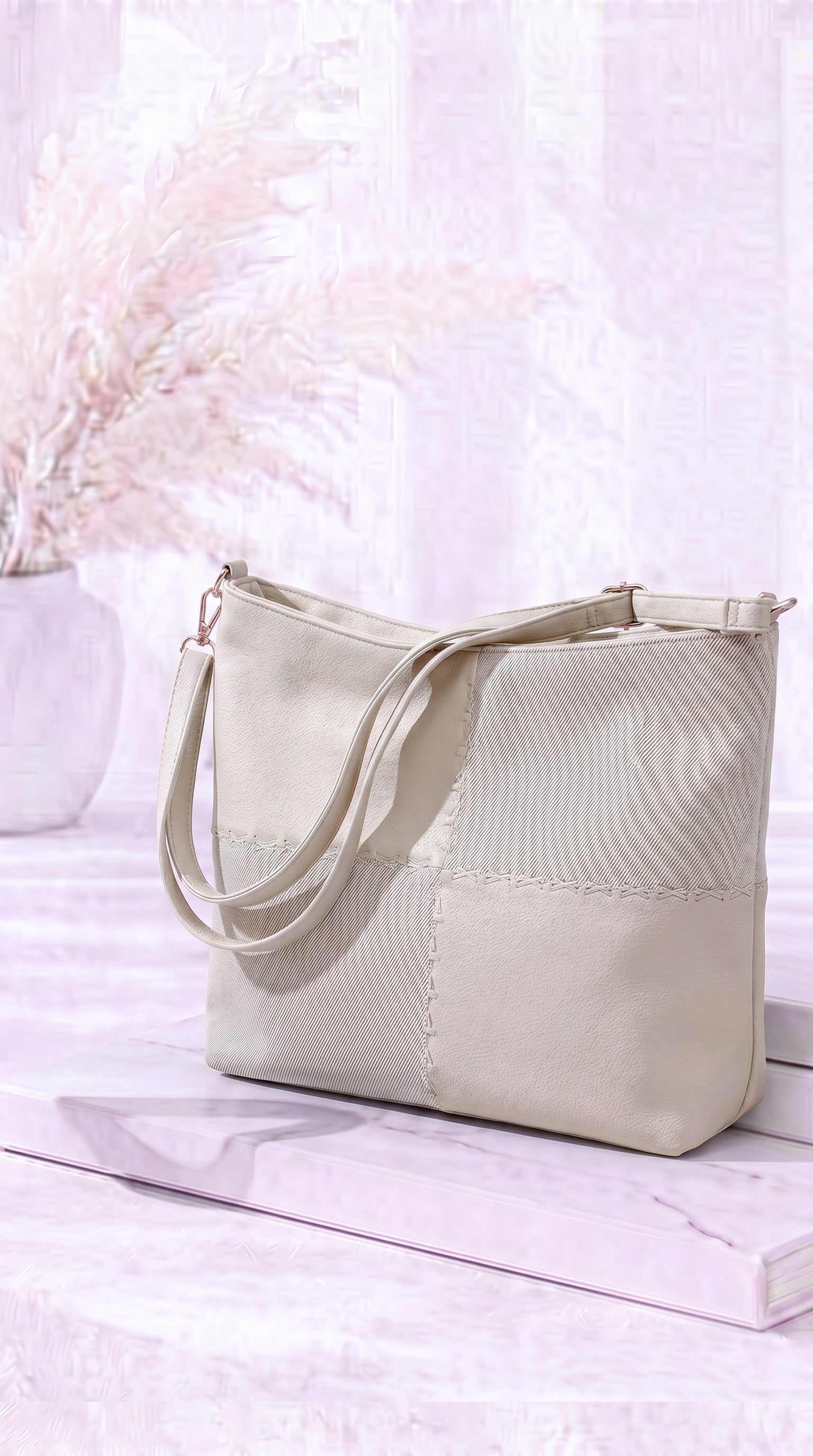 Tasche Patchwork Chic *Creme*